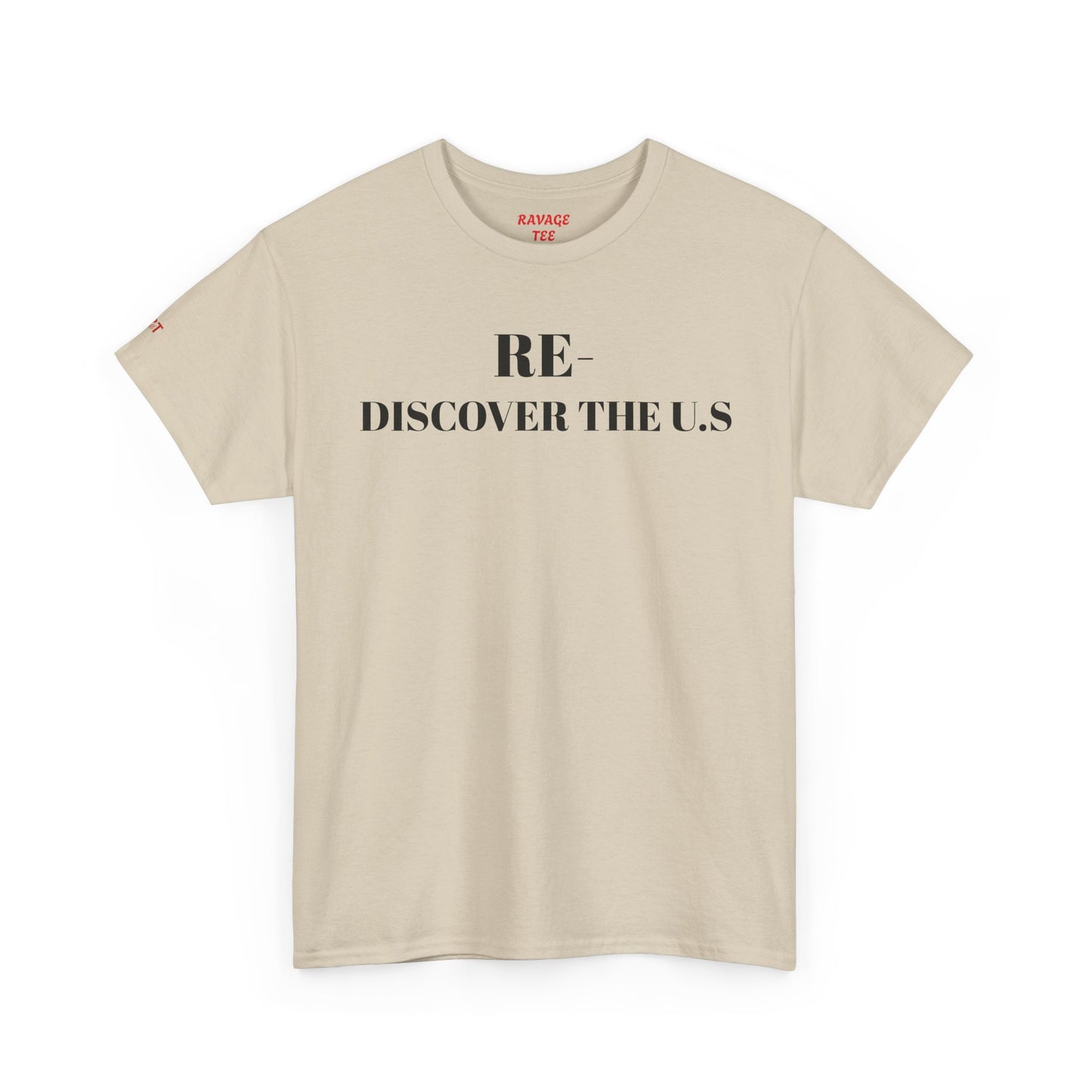 RE-DISCOVERVER the U.S. Unisex Heavy Cotton Tee