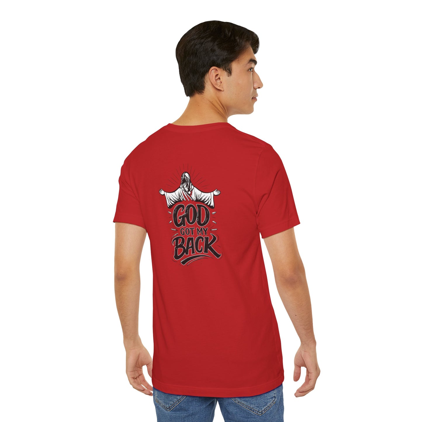 Faith Graphic Tee — 'God Got My Back' Christian T-Shirt