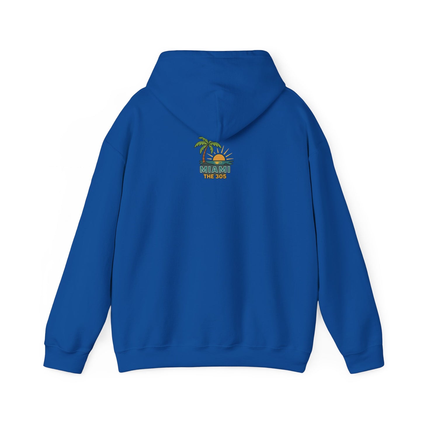 MIAMI THE 305 Unisex Hoodie – Cozy Sweatshirt, Casual Travel Souvenir, Relaxed Streetwear Gift for Nature & City Lovers