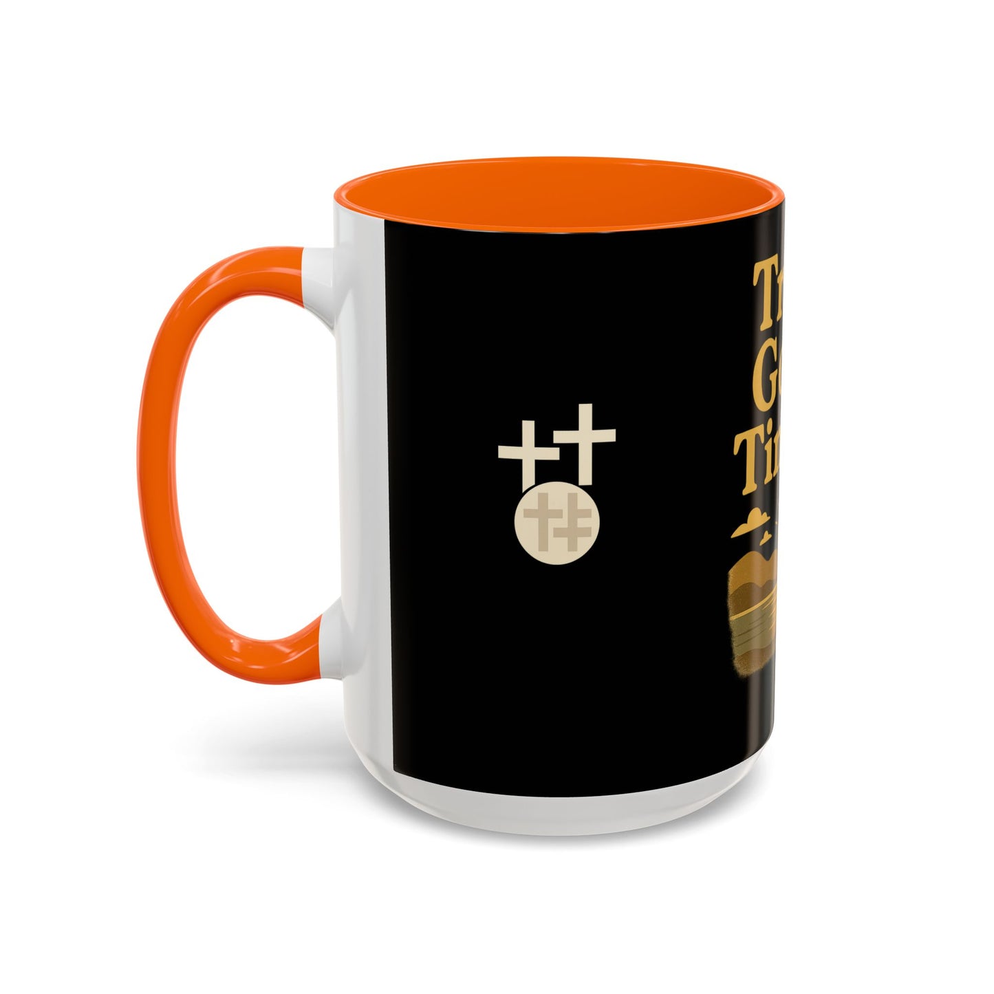 Trust God's Timing Christian Coffee Mug – Inspirational Accent Cup (11oz & 15oz), Faith-Based Gift for Coffee & Tea Lovers