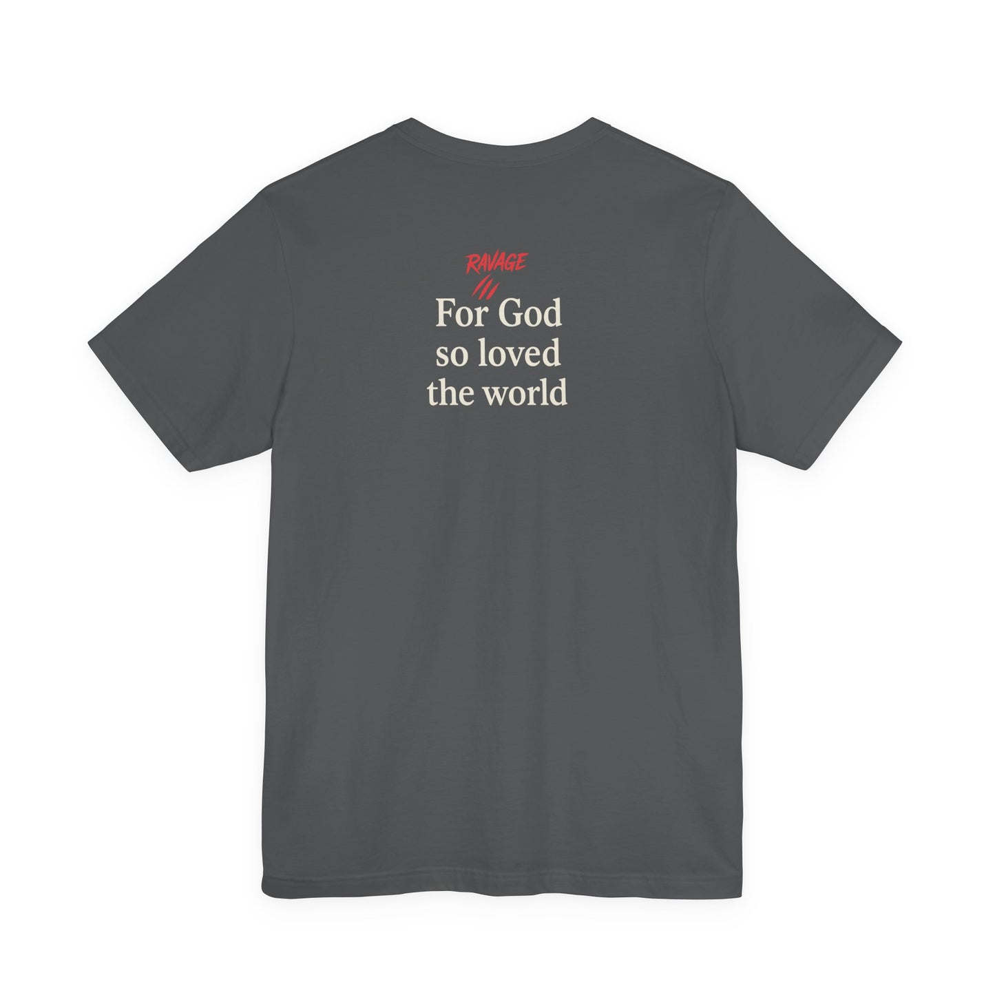 **JOHN 3:16 Faith-Inspired Unisex Tee – Christian Scripture T-Shirt, Religious Apparel, Inspirational Gift, Bible Verse Faith Shirt**
