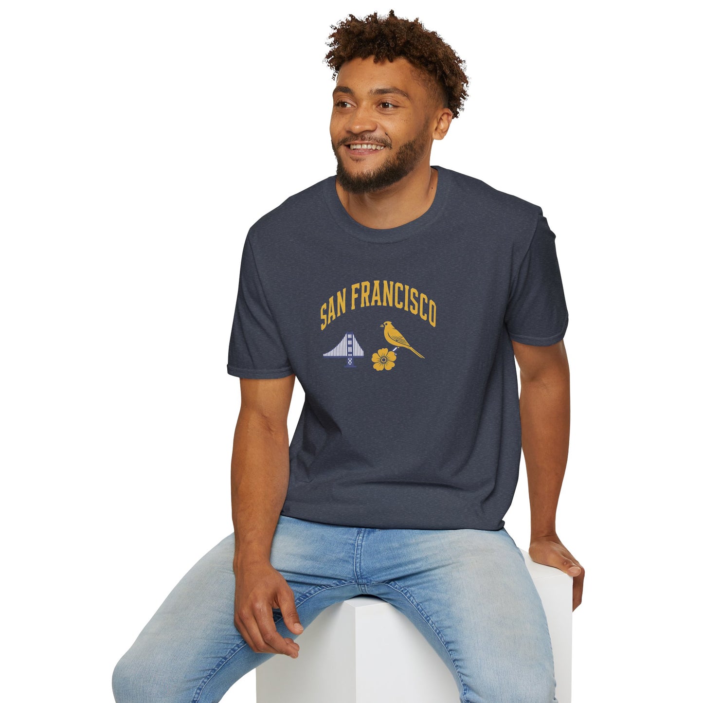 SAN FRANCISCO Vibes Unisex T-Shirt – Casual Summer Tee, Beachwear, Travel Outfit, Vacation Style, Gift for Him or Her
