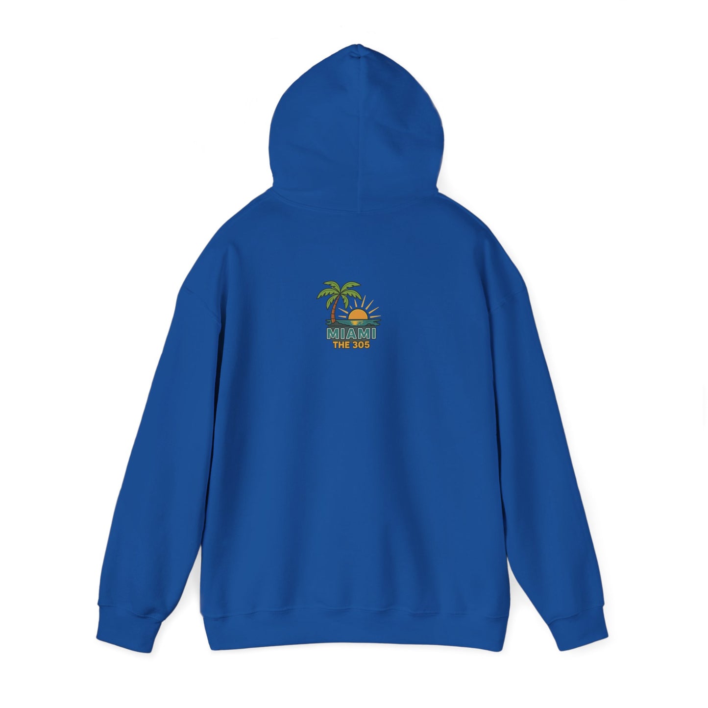 MIAMI THE 305 Unisex Hoodie – Cozy Sweatshirt, Casual Travel Souvenir, Relaxed Streetwear Gift for Nature & City Lovers