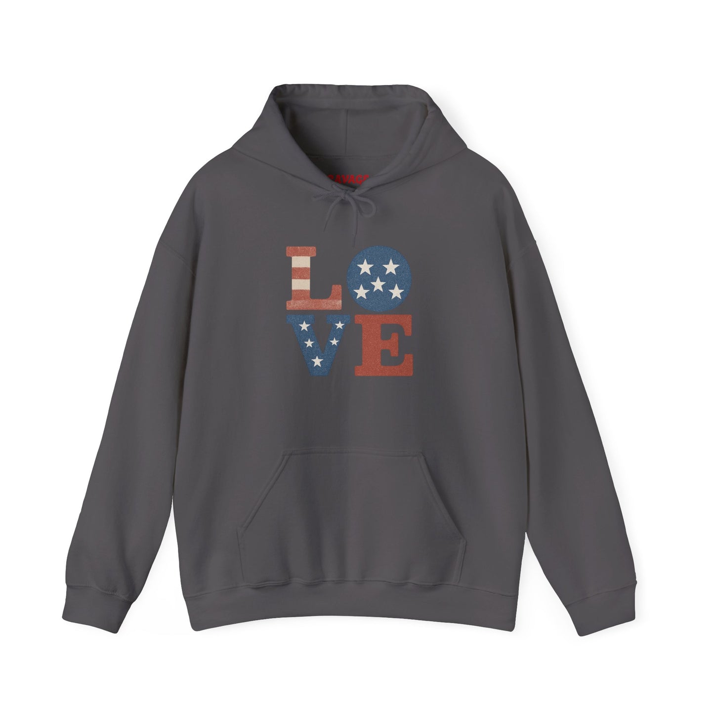 Unisex Hooded Sweatshirt with 'LOVE' Design - Cozy Gift for Friends, Valentine's Day, Casual Wear, Relaxation, Everyday Use