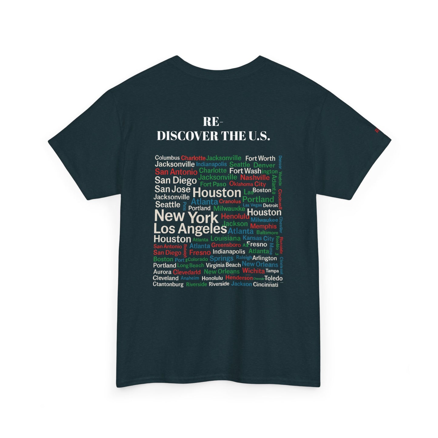 Re-Discover the U.S. Urban Cityscape Tee - Unisex Heavy Cotton Tee