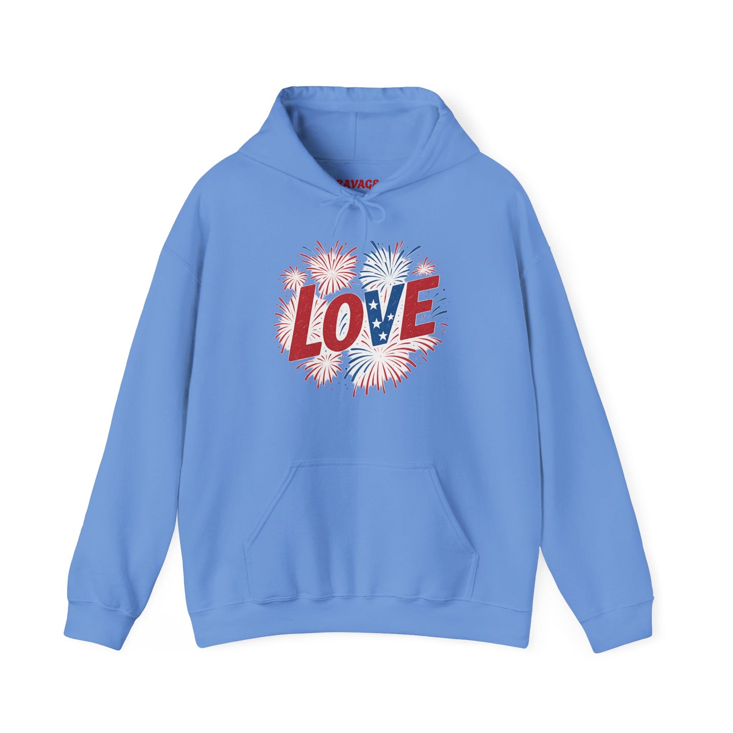 Unisex Hooded Sweatshirt with 'LOVE' Design - Cozy Gift for Friends, Valentine's Day, Casual Wear, Relaxation, Everyday Use