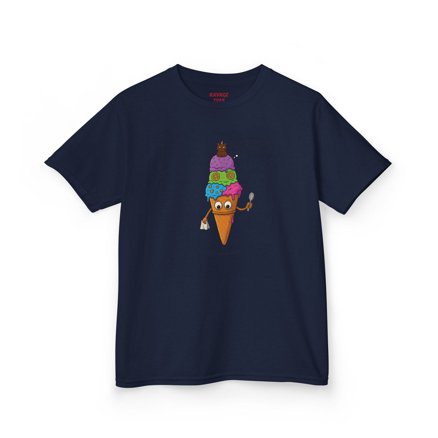 Kids Ice Cream Cone T-Shirt - Fun Summer Apparel, Perfect Gift for Birthdays, Playdates, Ice Cream Lovers, Family Outings