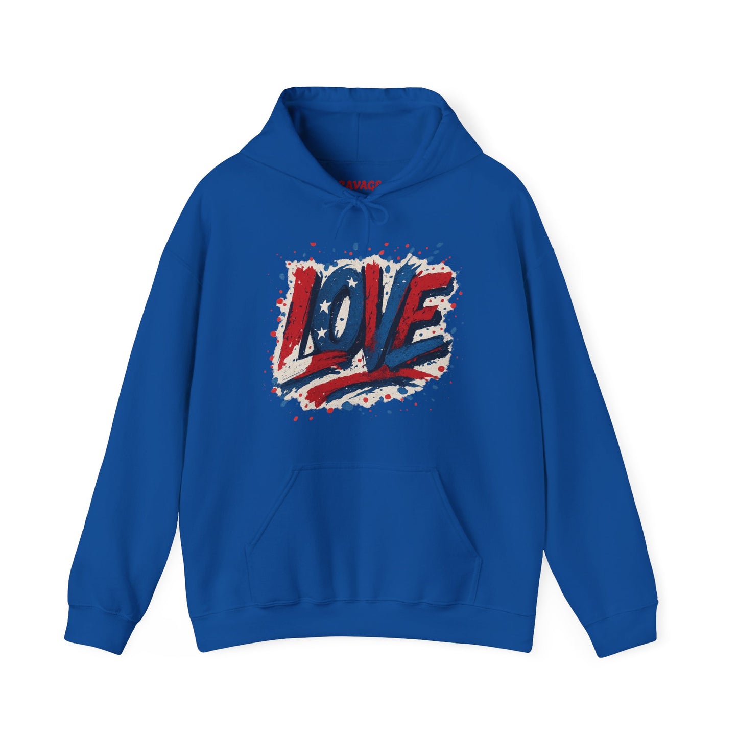 Unisex Hooded Sweatshirt with 'LOVE' Design - Cozy Gift for Friends, Valentine's Day, Casual Wear, Relaxation, Everyday Use