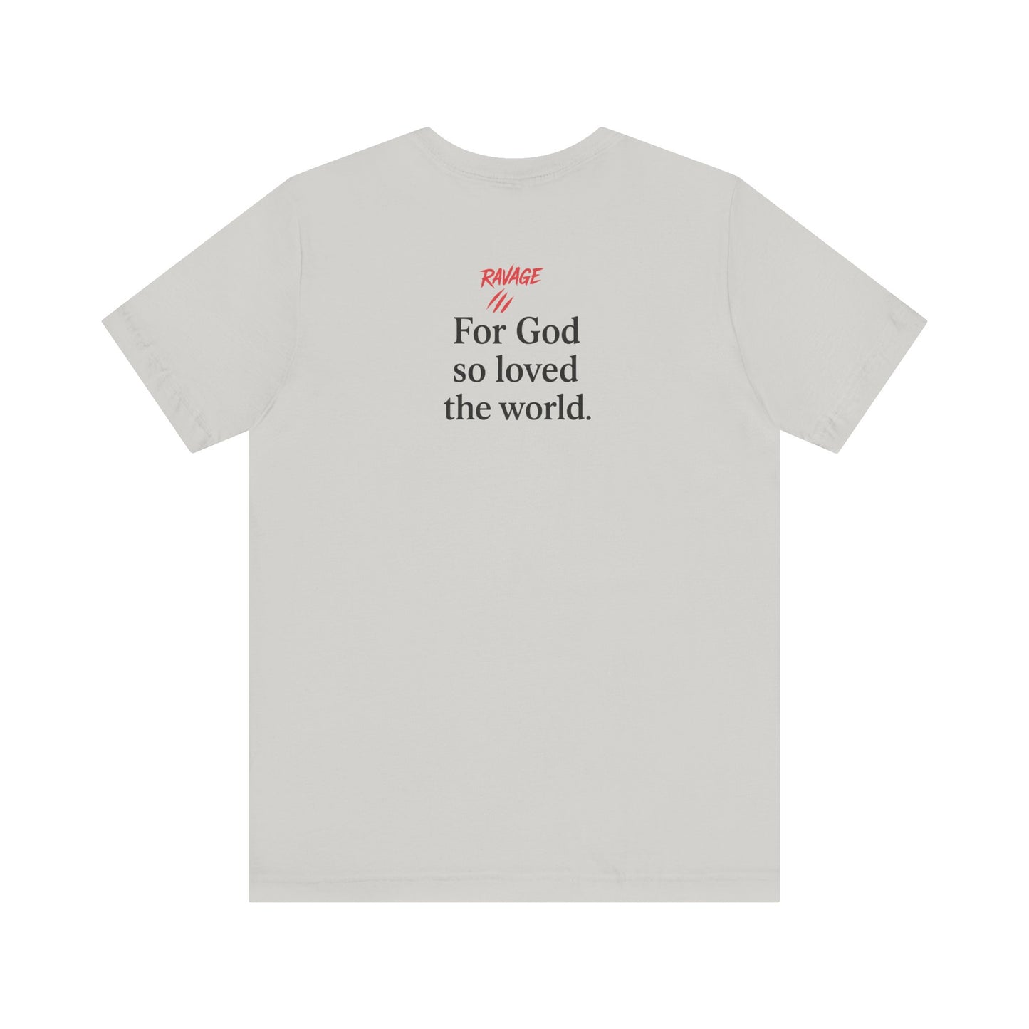 **JOHN 3:16 Faith-Inspired Unisex Tee – Christian Scripture T-Shirt, Religious Apparel, Inspirational Gift, Bible Verse Faith Shirt**