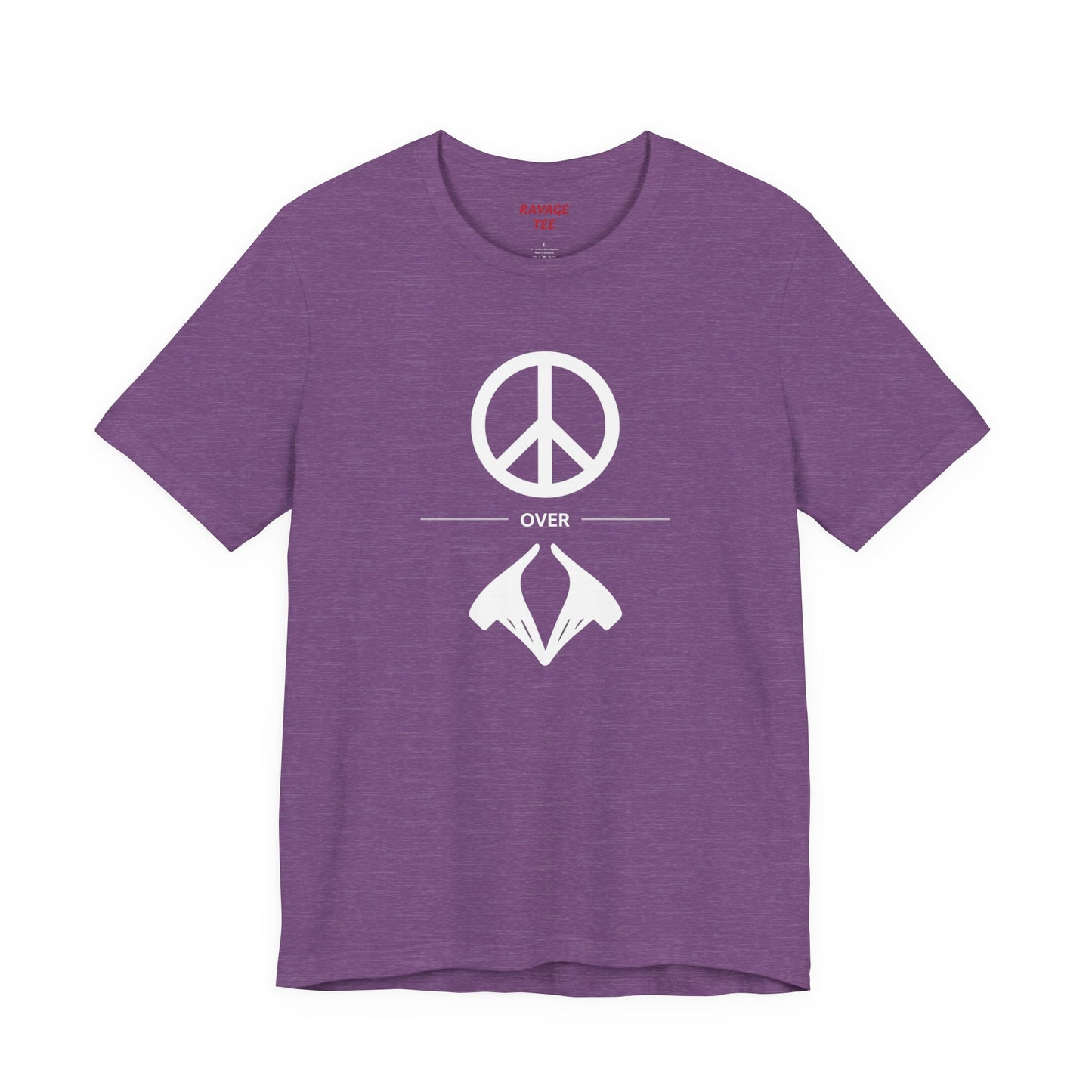 Peace Sign Unisex Jersey Tee, Casual Wear, Gift for Friends, Summer Fashion, Festival Outfit, Eco-Friendly Apparel