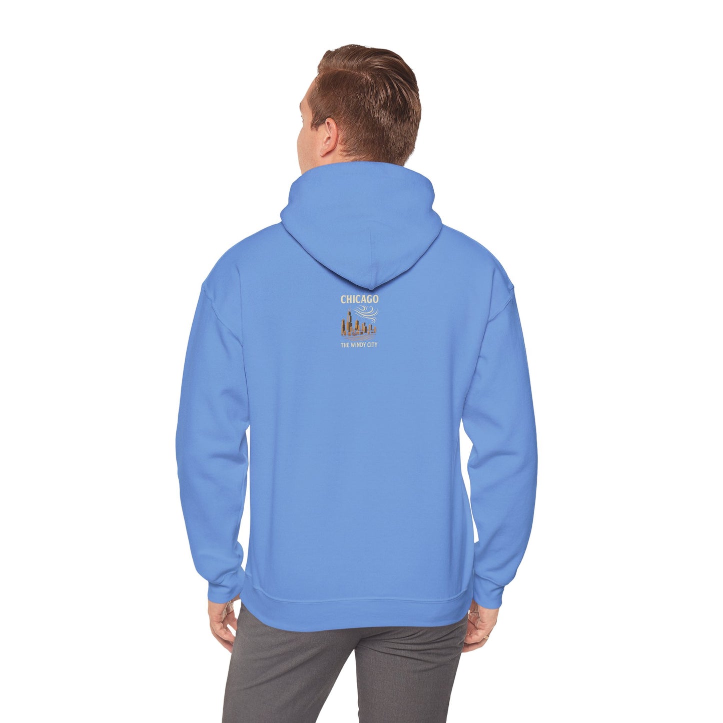 Chicago "The Windy City" Unisex Hoodie – Cozy Sweatshirt, Casual Travel Souvenir, Relaxed Streetwear Gift for Nature & City Lovers