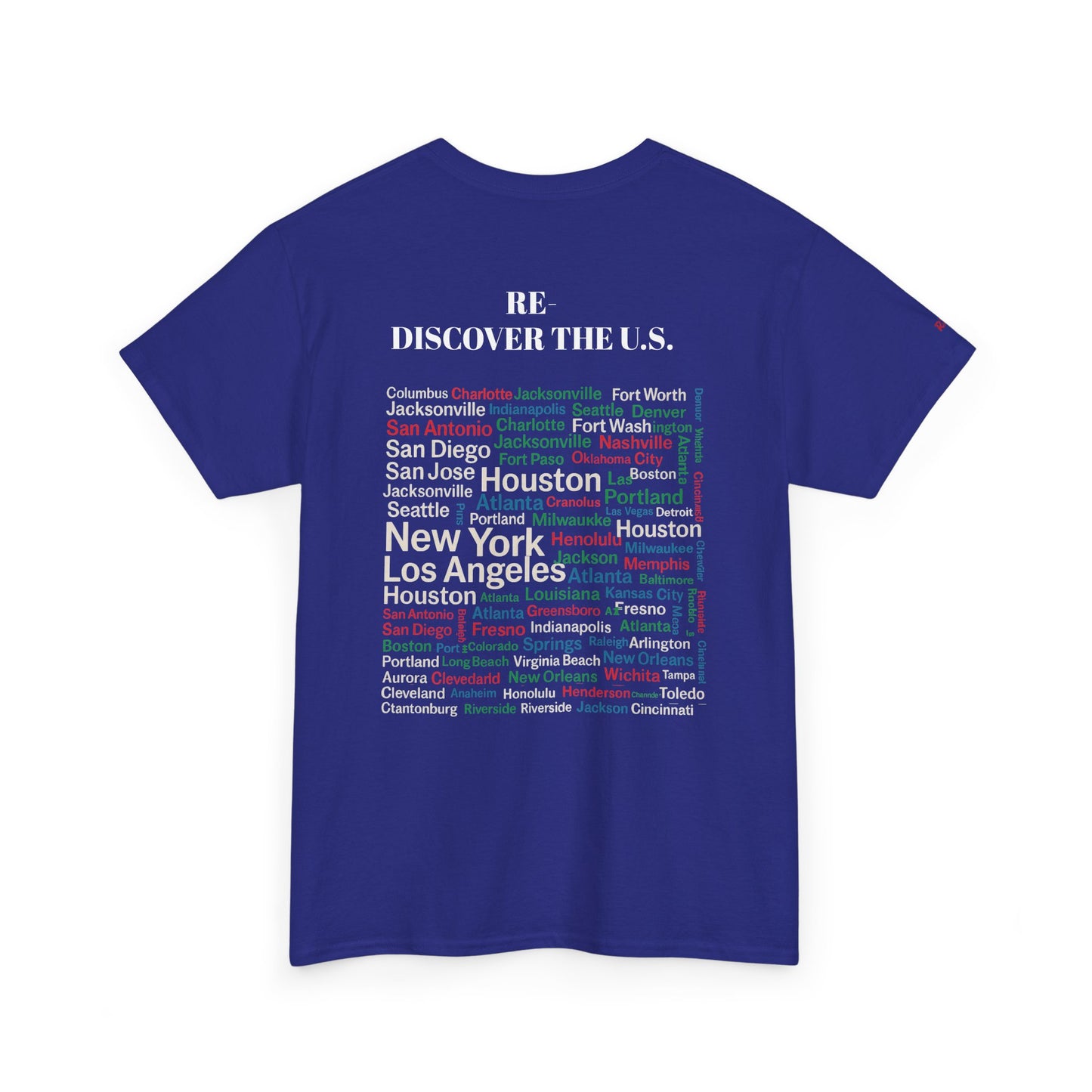 Re-Discover the U.S. Urban Cityscape Tee - Unisex Heavy Cotton Tee