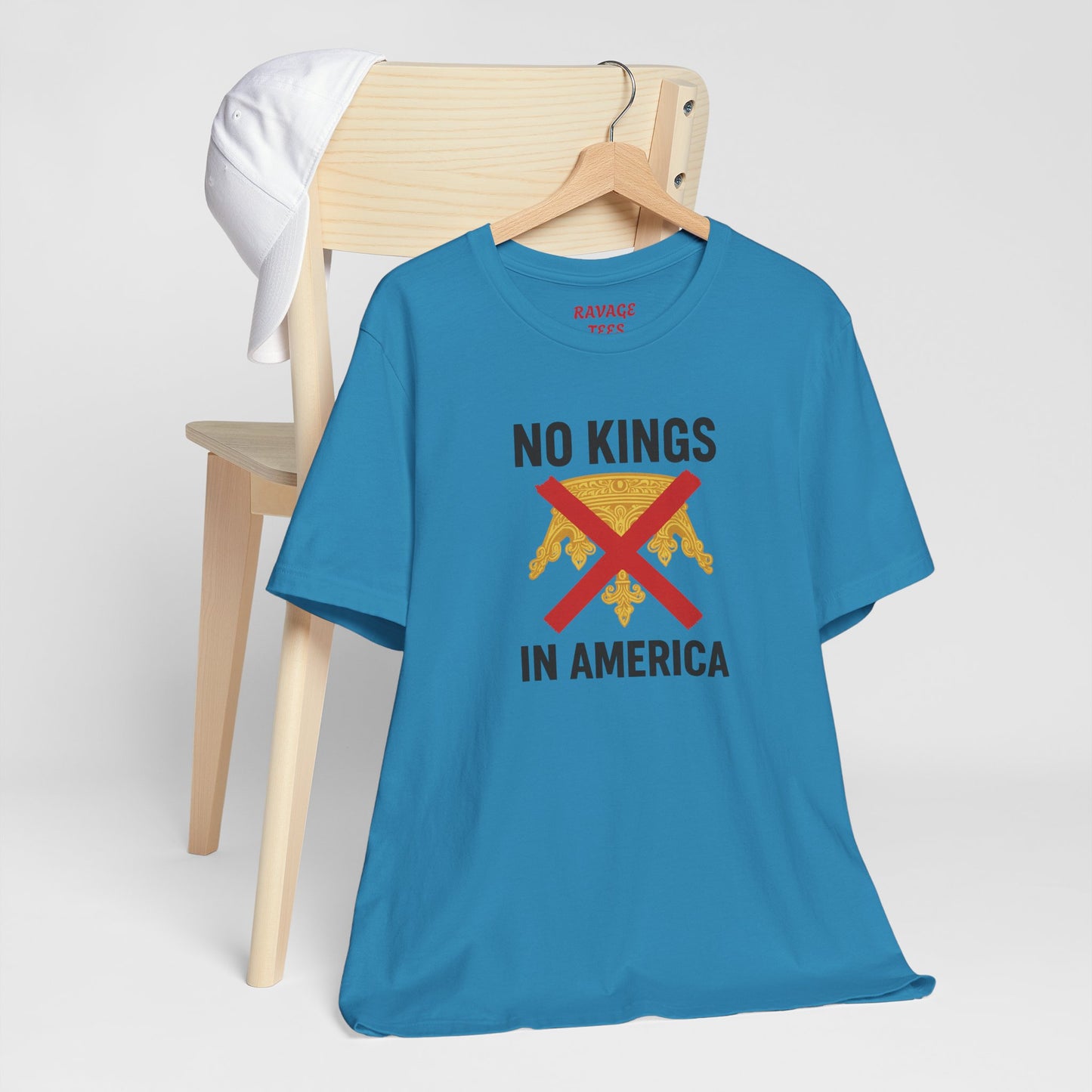 NO KINGS Revolutionary Statement Tee – Unisex Protest Shirt for Freedom, Equality & Independence Day Casual Wear