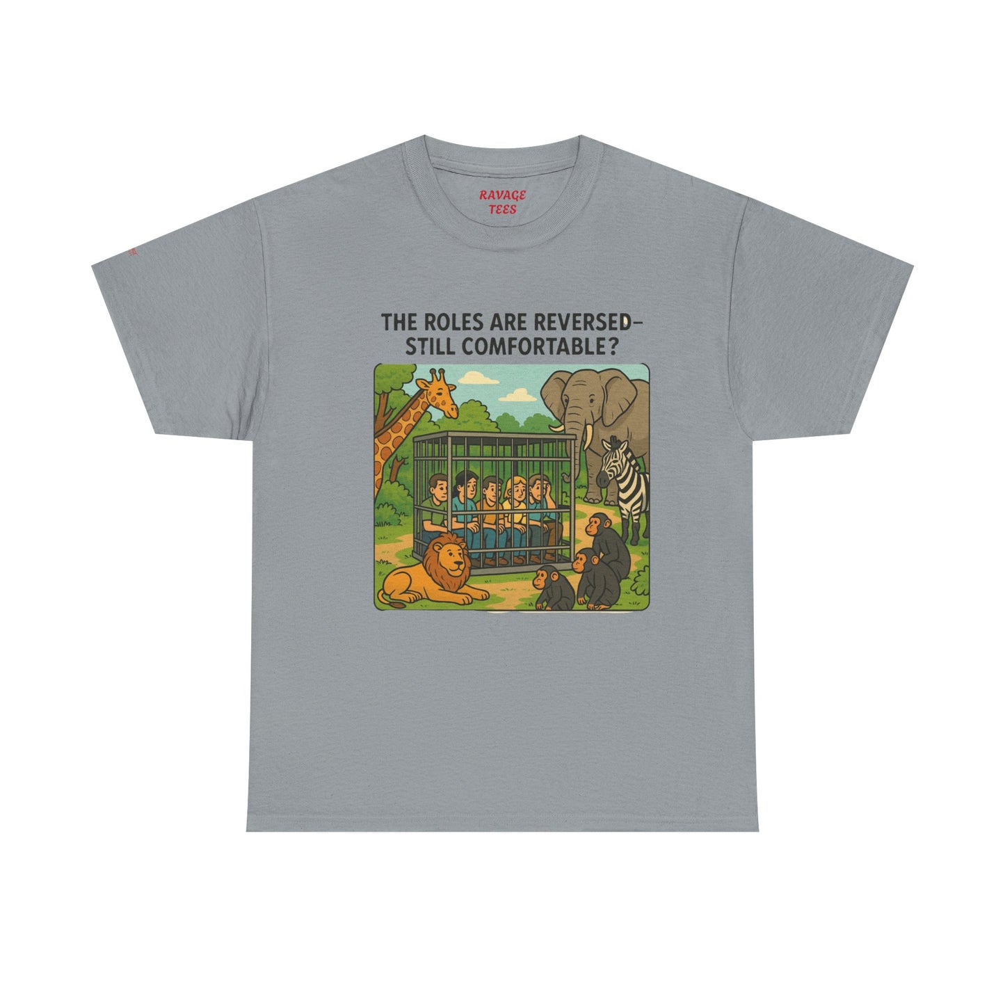The Roles are Reversed- Are You Comfortable -Humorous Unisex Heavy Cotton Tee