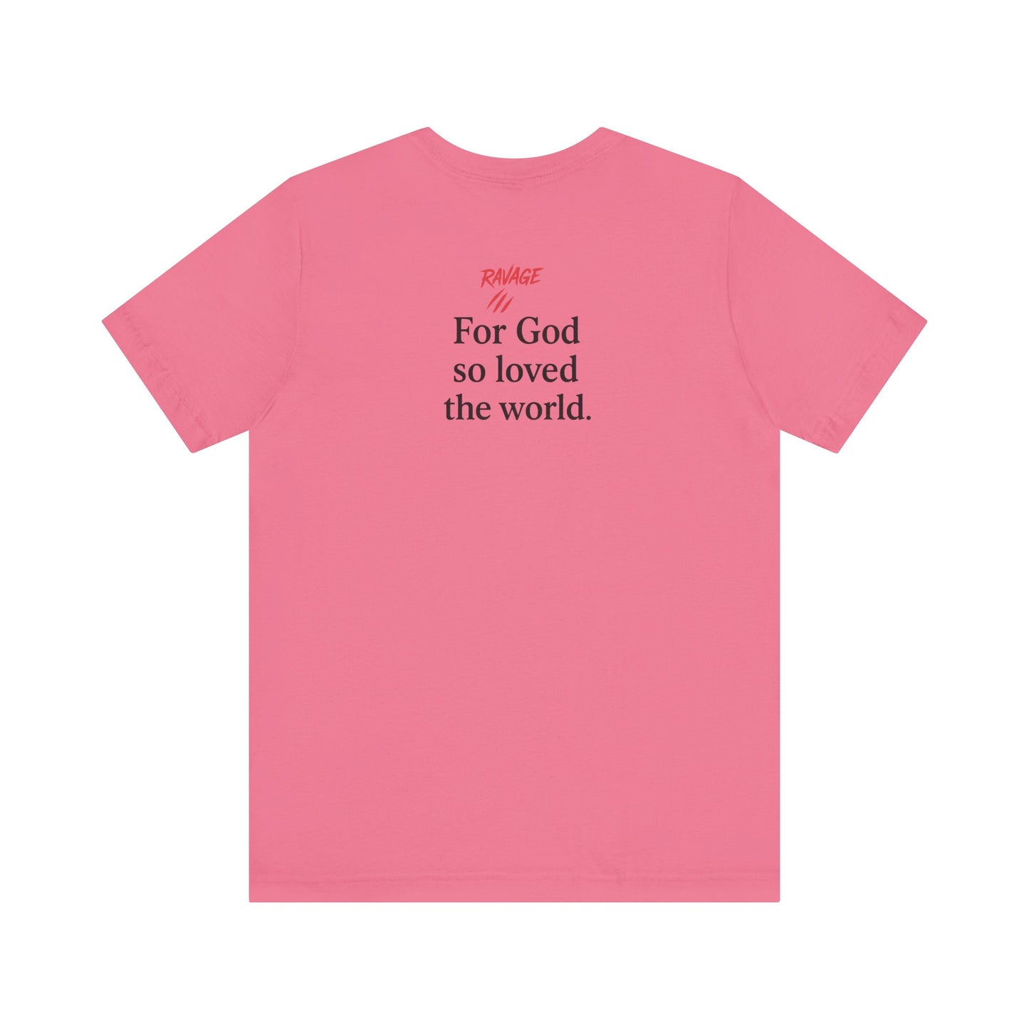 **JOHN 3:16 Faith-Inspired Unisex Tee – Christian Scripture T-Shirt, Religious Apparel, Inspirational Gift, Bible Verse Faith Shirt**
