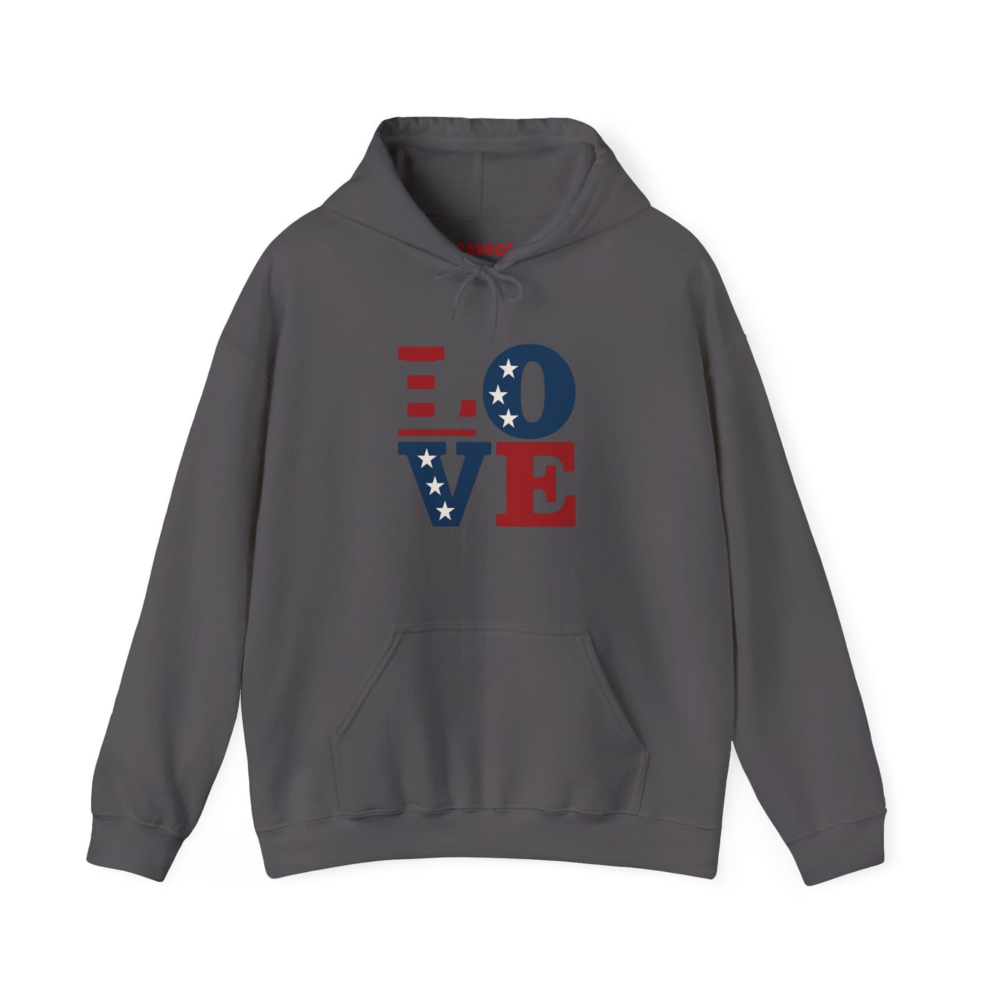 Unisex Hooded Sweatshirt with 'LOVE' Design - Cozy Gift for Friends, Valentine's Day, Casual Wear, Relaxation, Everyday Use
