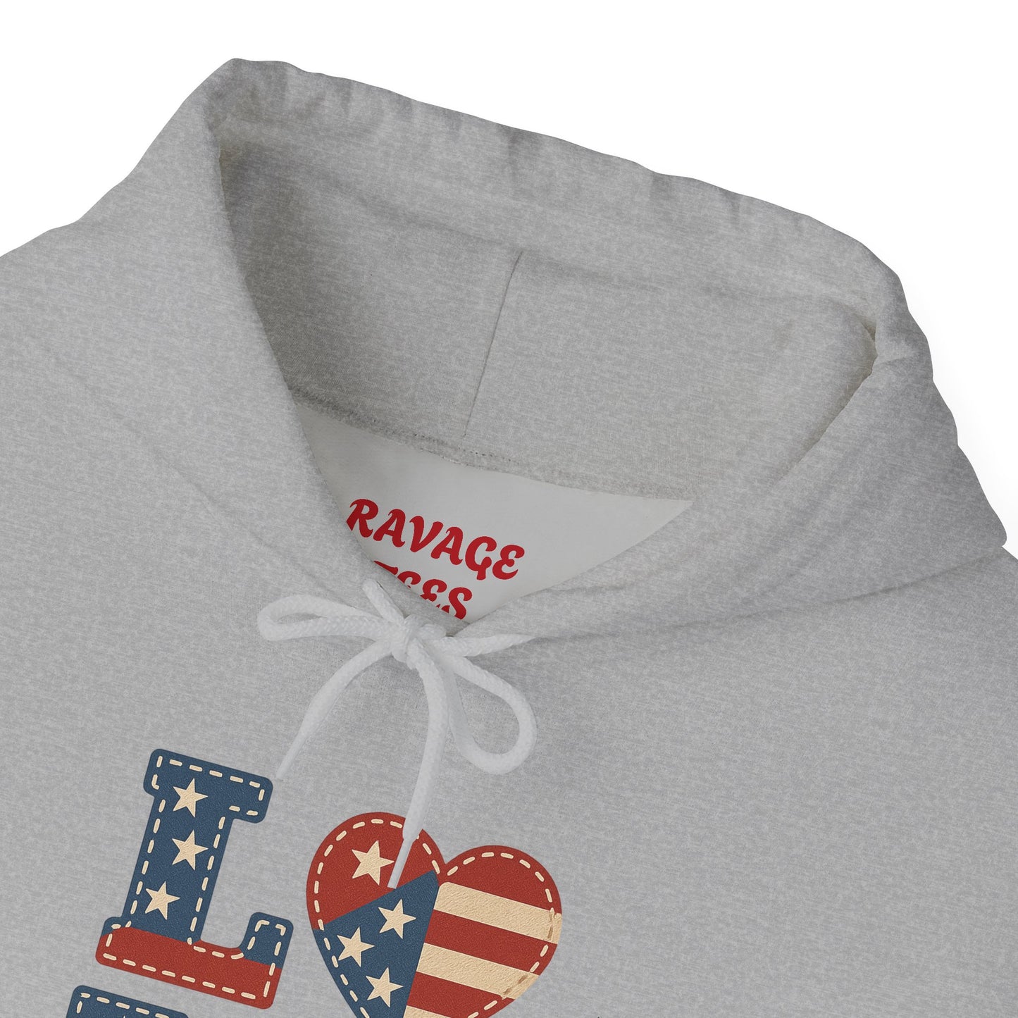Unisex Hooded Sweatshirt with 'LOVE' Design - Cozy Gift for Friends, Valentine's Day, Casual Wear, Relaxation, Everyday Use
