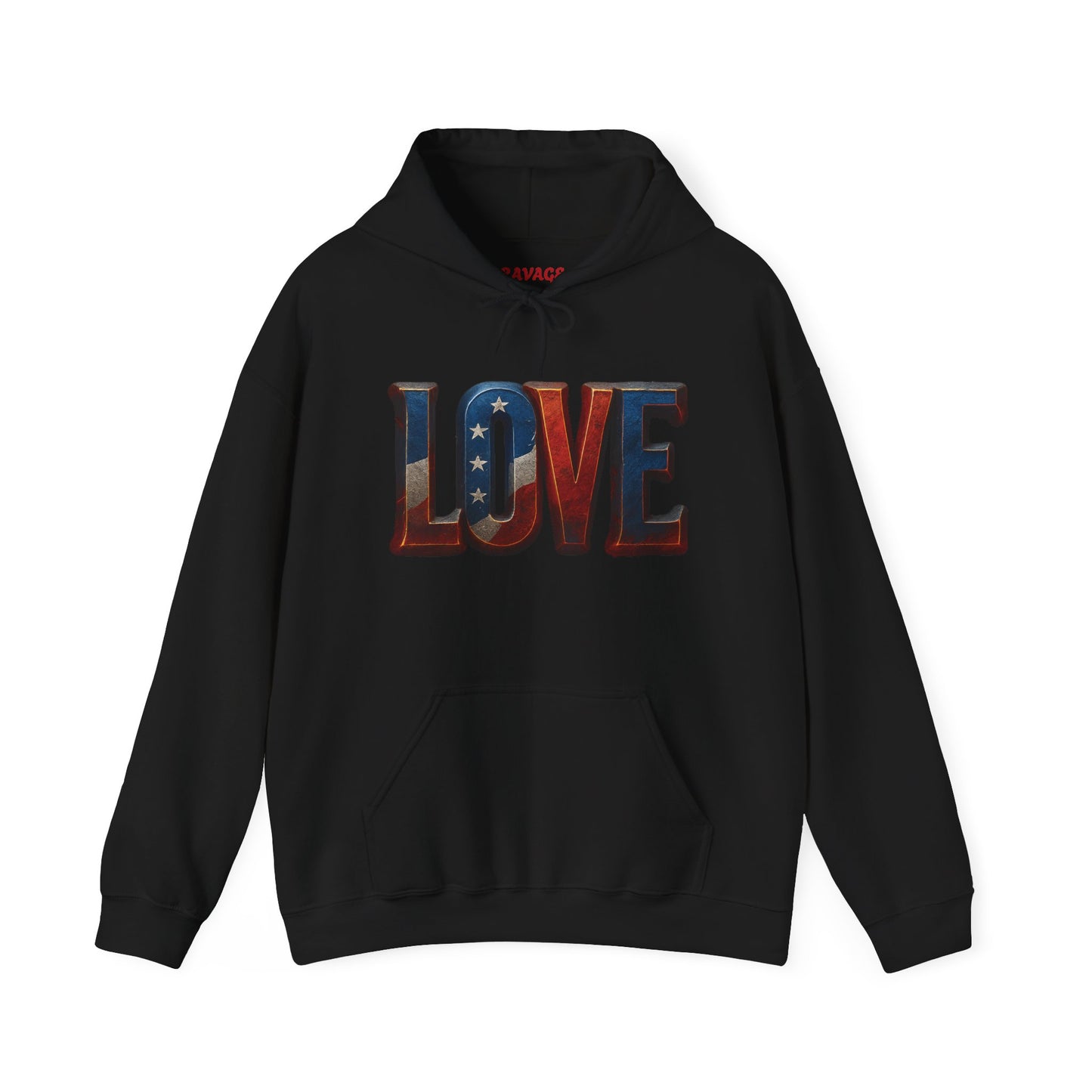Unisex Hooded Sweatshirt with 'LOVE' Design - Cozy Gift for Friends, Valentine's Day, Casual Wear, Relaxation, Everyday Use