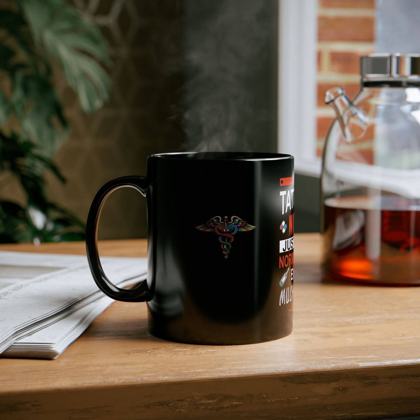 Tattooed Nurse Mug - Fun Gift for Healthcare Professionals, Coffee Lover