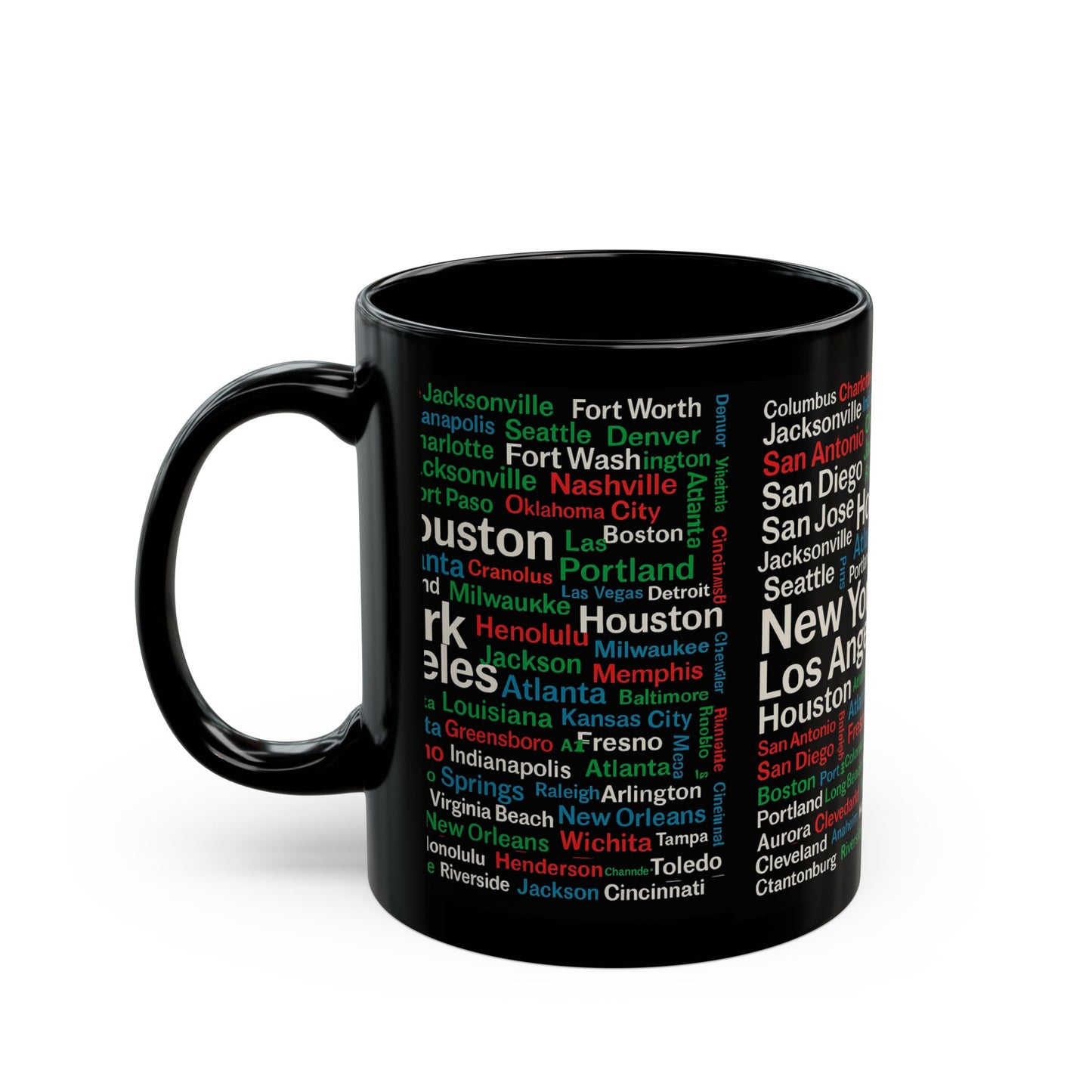 Re-Discover th U.S. Black Mug | Urban Design Ceramics |
