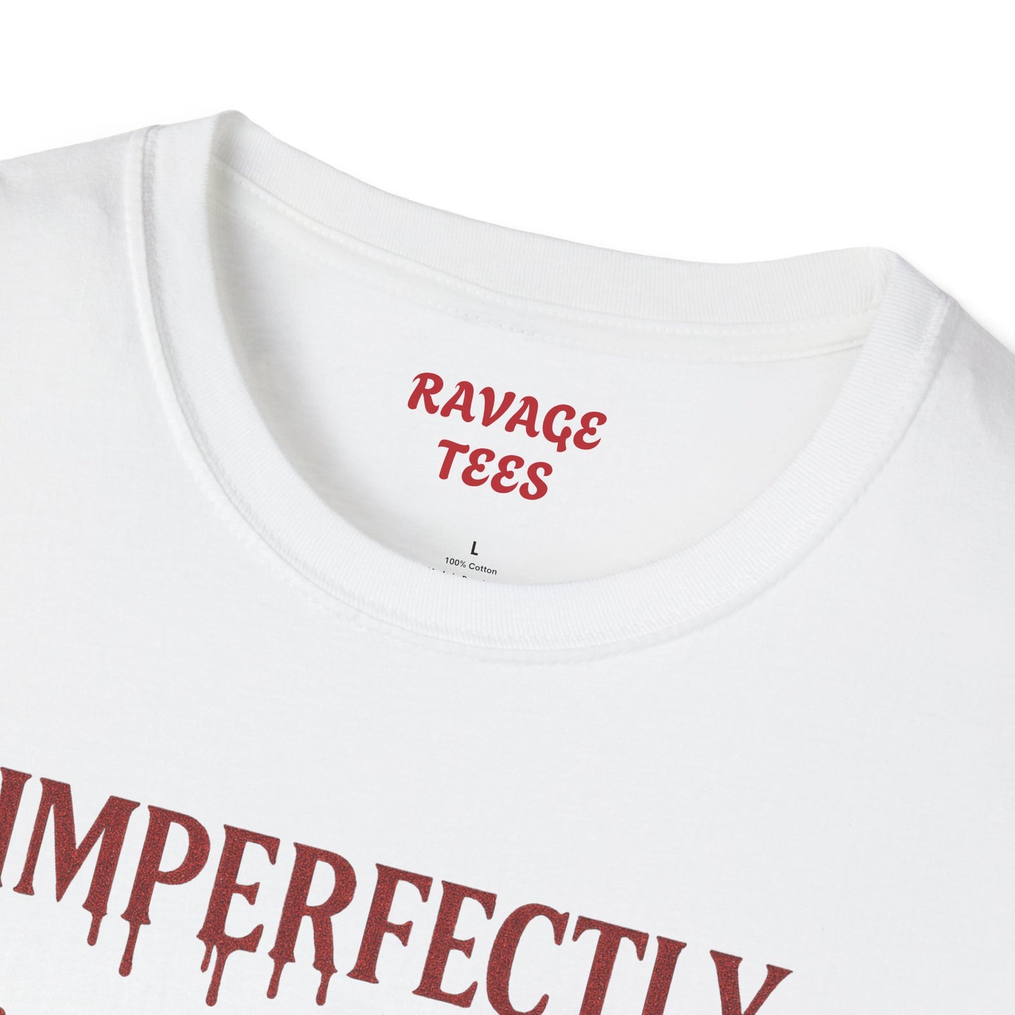 Imperfectly Perfect Unisex T-Shirt, Inspirational Tee, Gift for Her, Casual Wear, Butterfly Design, Everyday Comfort