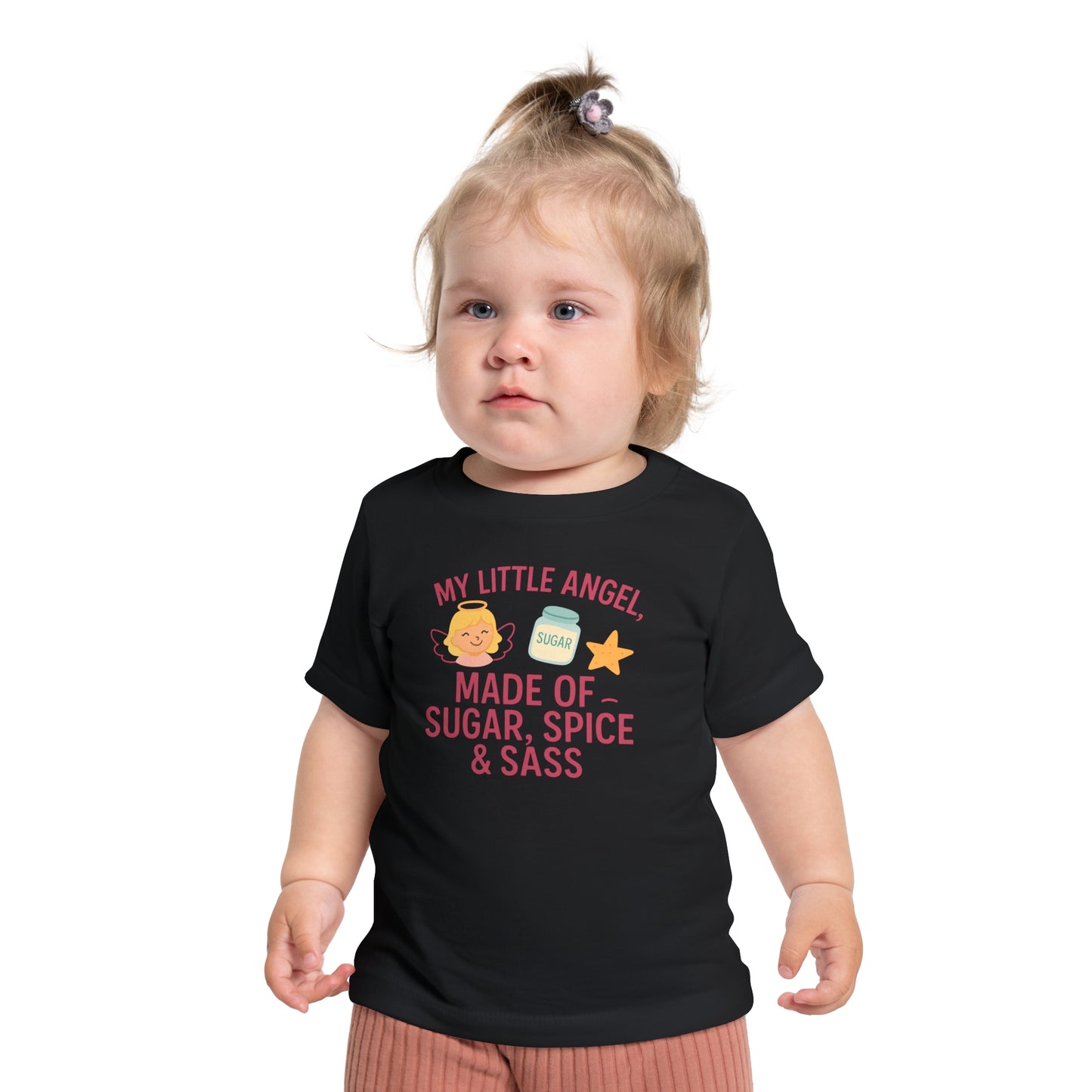 Sugar, Spice & Sass Baby T-Shirt, Cute Baby Shirt, Infant Tee, Baby Shower Gift, Toddler T-Shirt, Girl's Birthday Outfit