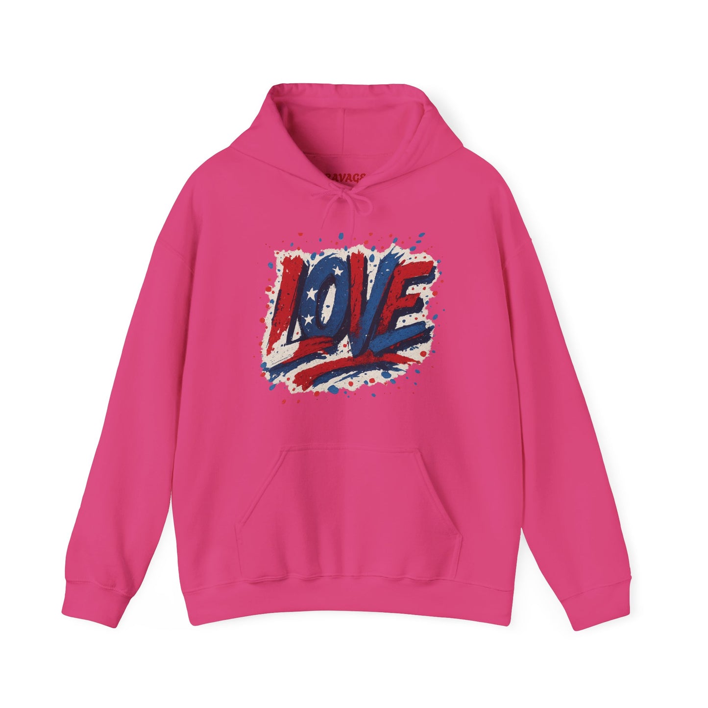 Unisex Hooded Sweatshirt with 'LOVE' Design - Cozy Gift for Friends, Valentine's Day, Casual Wear, Relaxation, Everyday Use