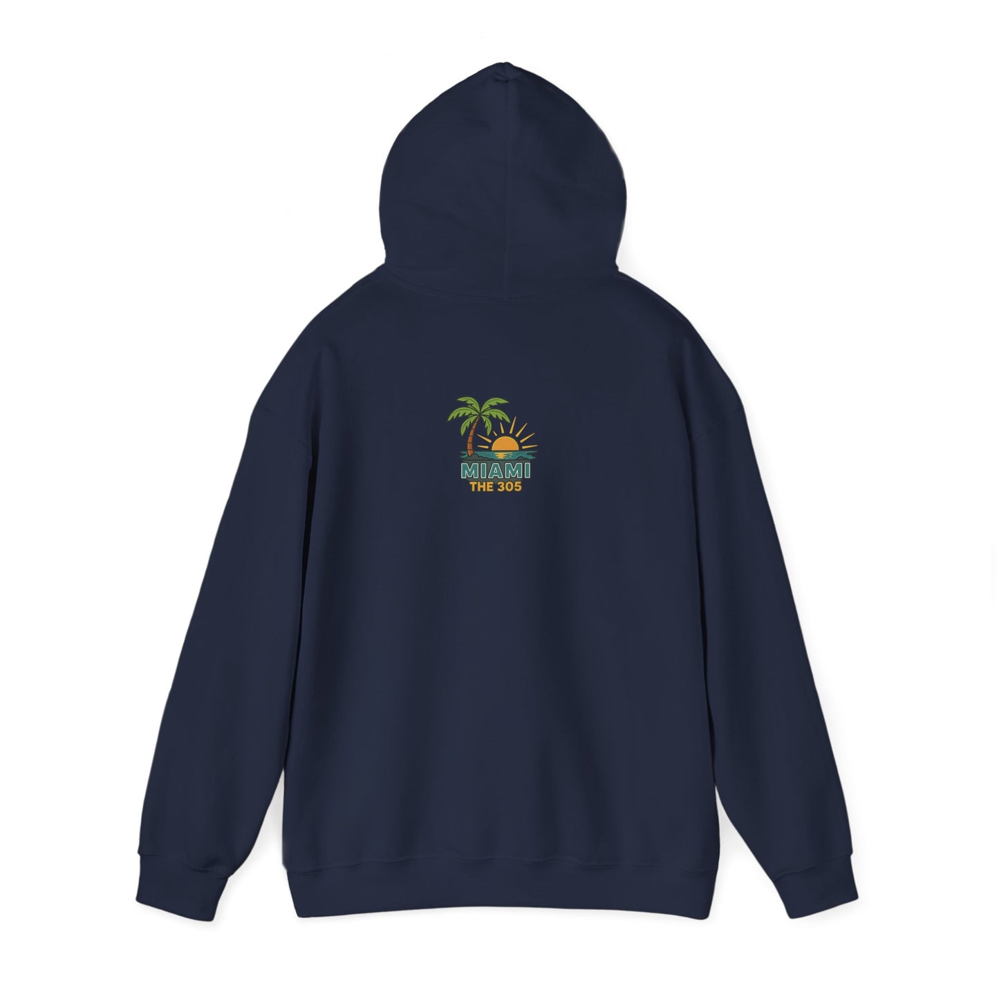 MIAMI THE 305 Unisex Hoodie – Cozy Sweatshirt, Casual Travel Souvenir, Relaxed Streetwear Gift for Nature & City Lovers