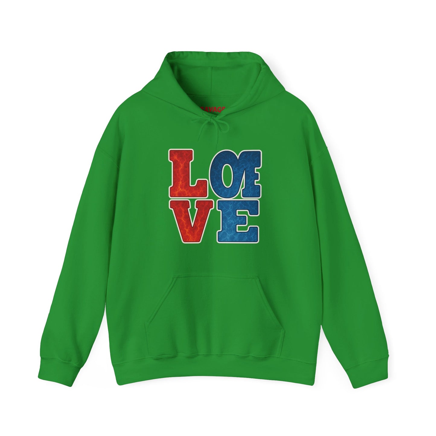 Unisex Hooded Sweatshirt with 'LOVE' Design - Cozy Gift for Friends, Valentine's Day, Casual Wear, Relaxation, Everyday Use