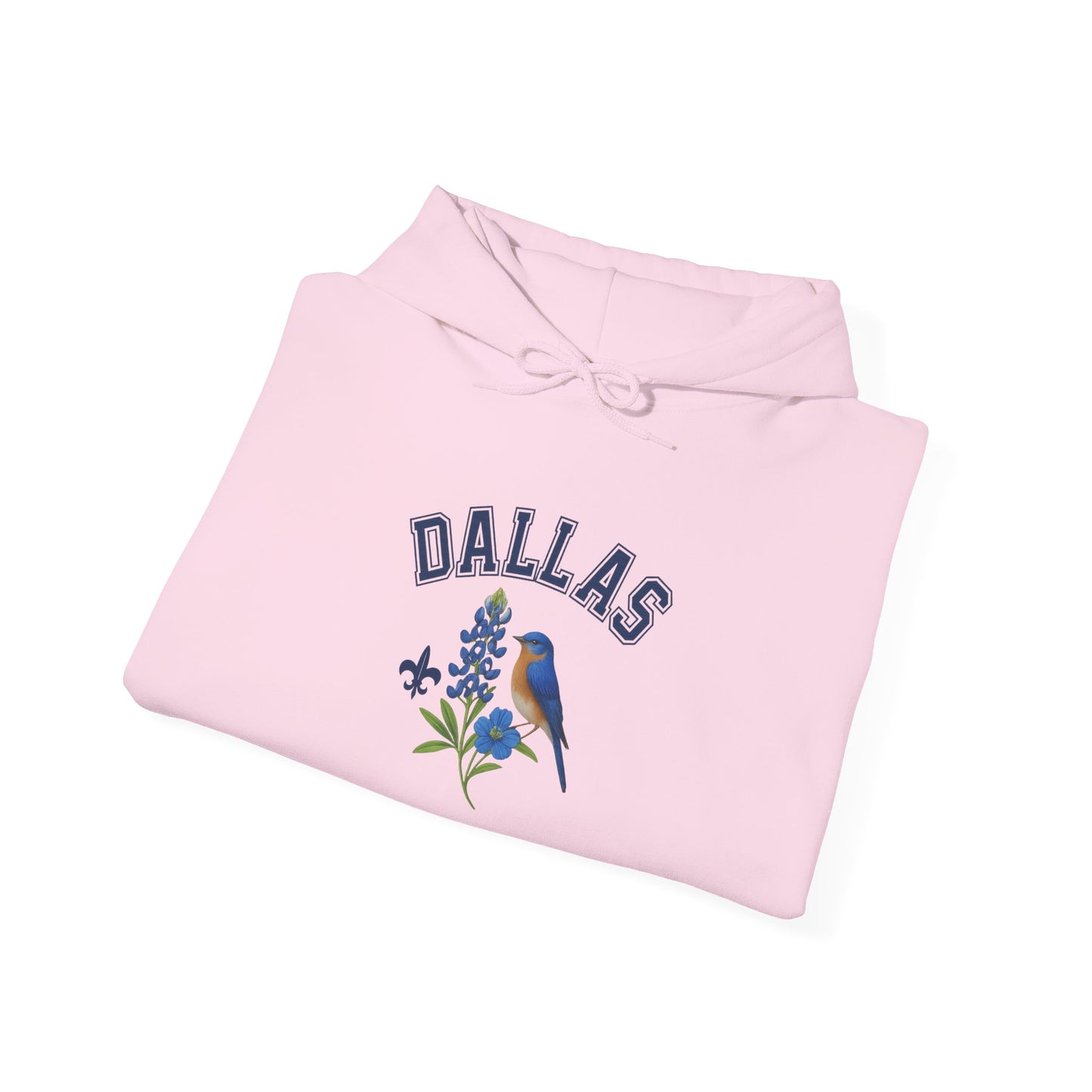 DALLAS Unisex Hoodie – Cozy Sweatshirt, Casual Travel Souvenir, Relaxed Streetwear Gift for Nature & City Lovers