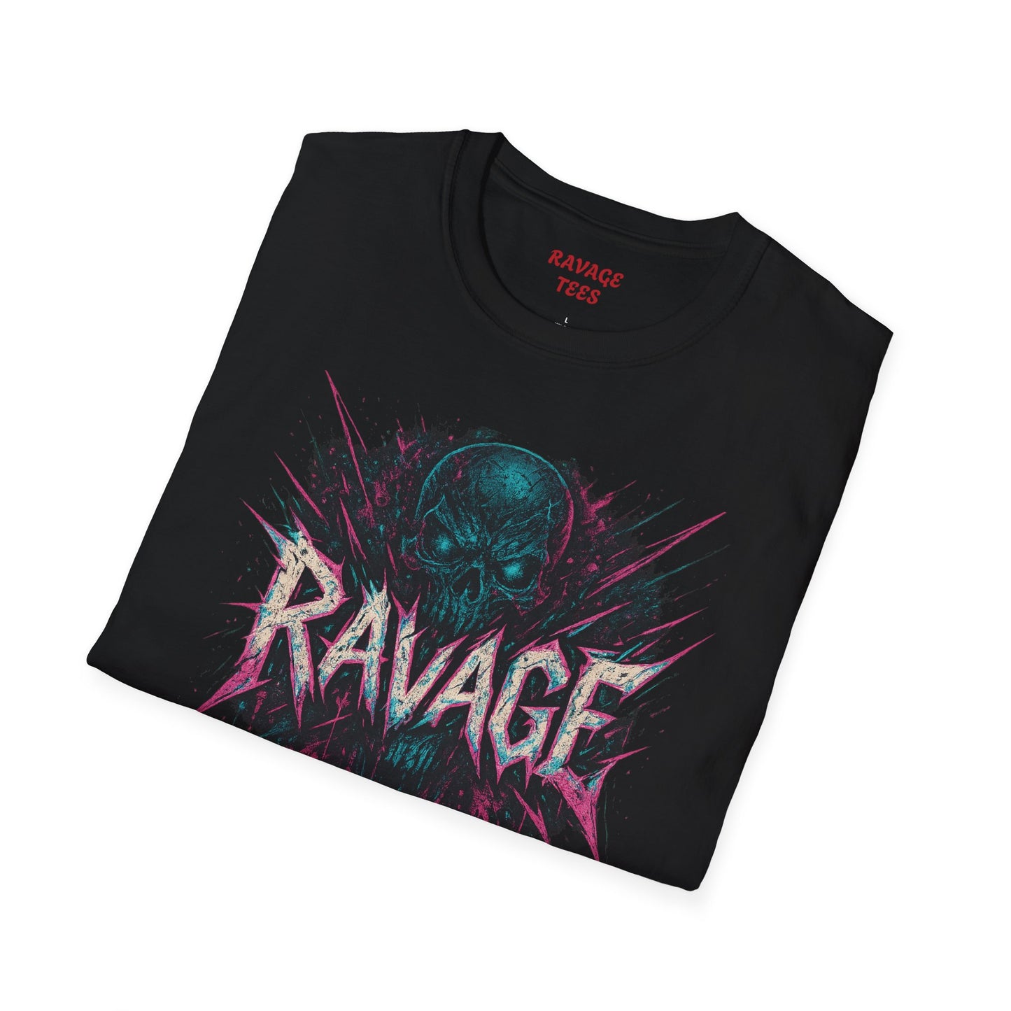 Ravaging Skull Graphic Unisex T-Shirt, Edgy Streetwear, Music Festival Tee, Halloween Outfit, Unique Gift for Him/Her
