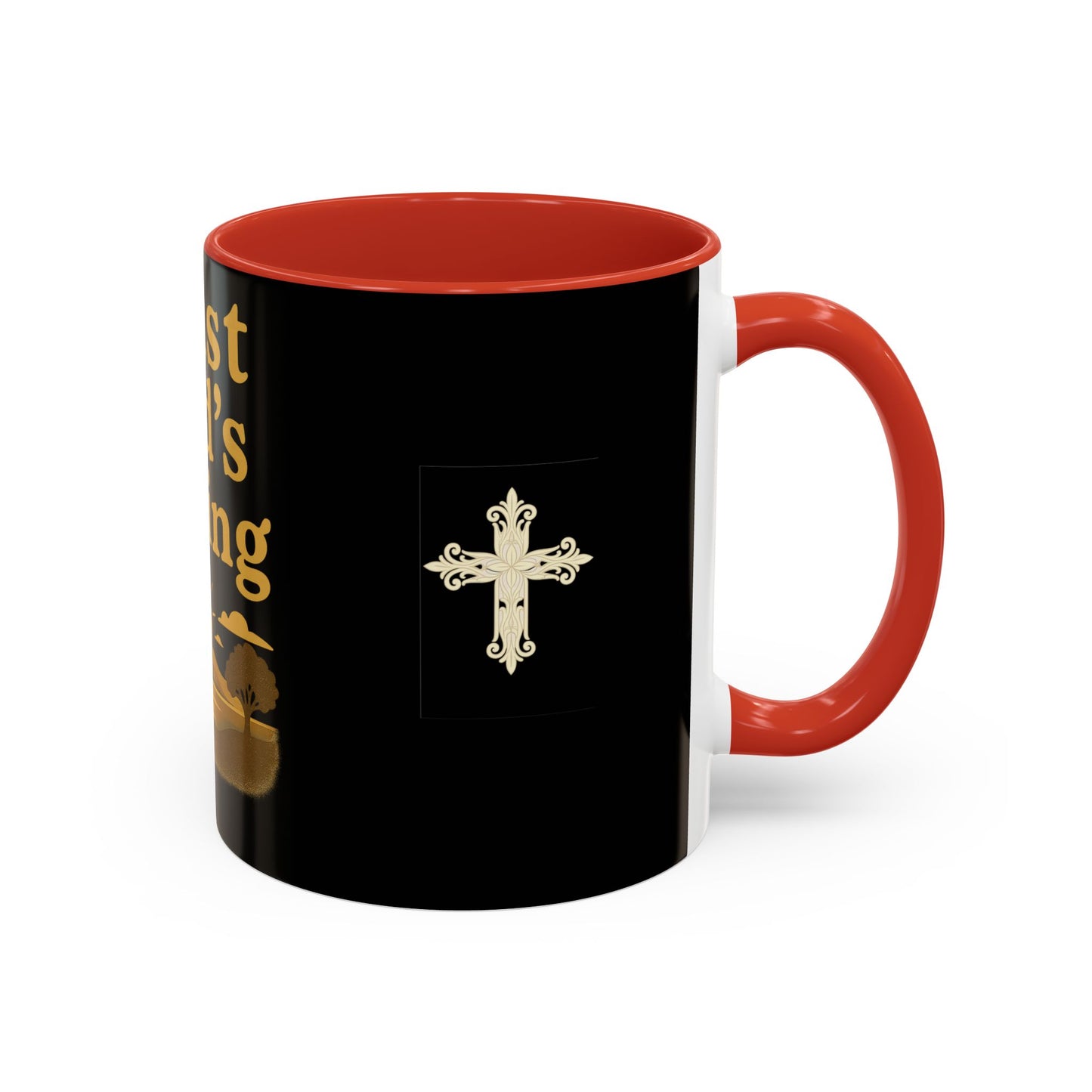 Trust God's Timing Christian Coffee Mug – Inspirational Accent Cup (11oz & 15oz), Faith-Based Gift for Coffee & Tea Lovers