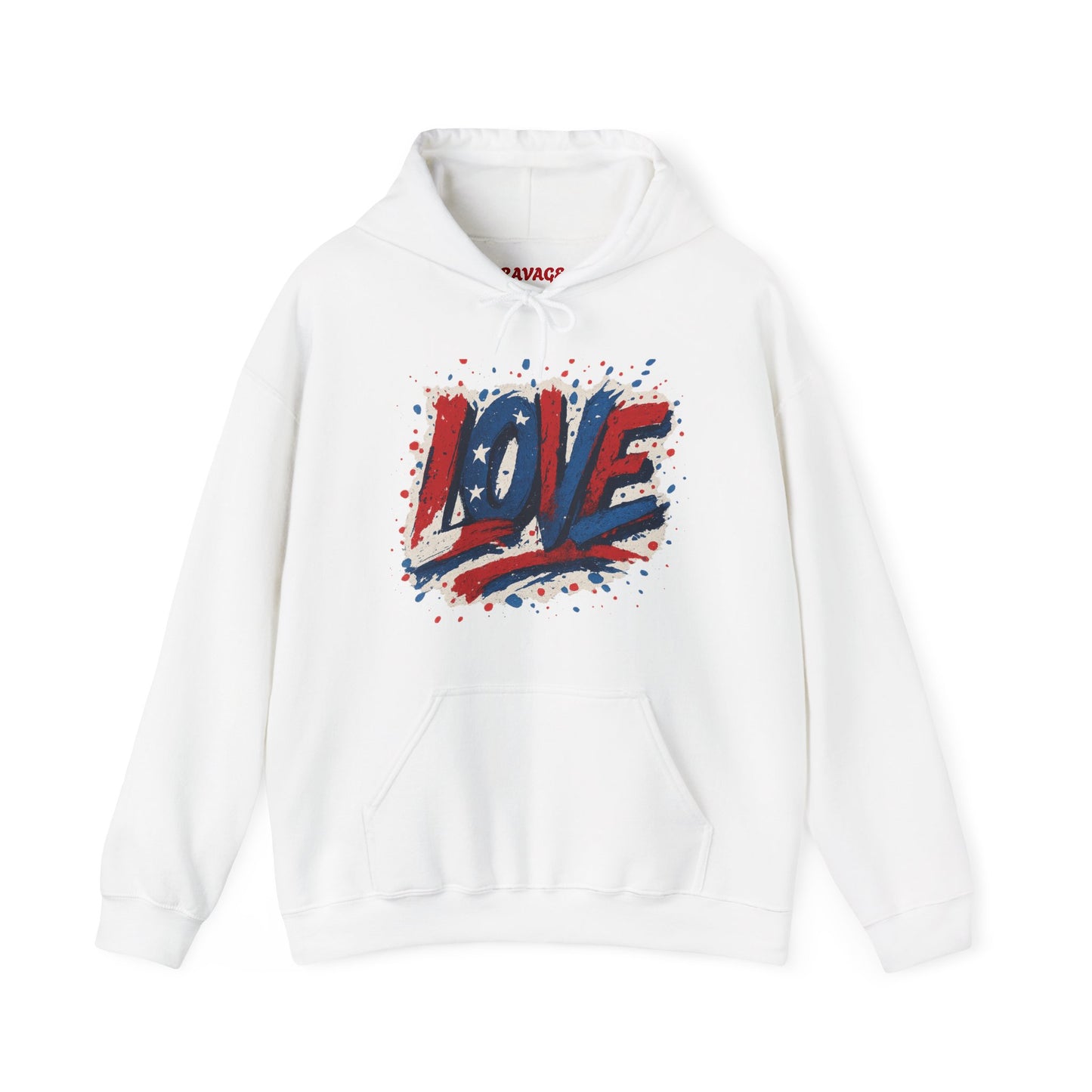 Unisex Hooded Sweatshirt with 'LOVE' Design - Cozy Gift for Friends, Valentine's Day, Casual Wear, Relaxation, Everyday Use