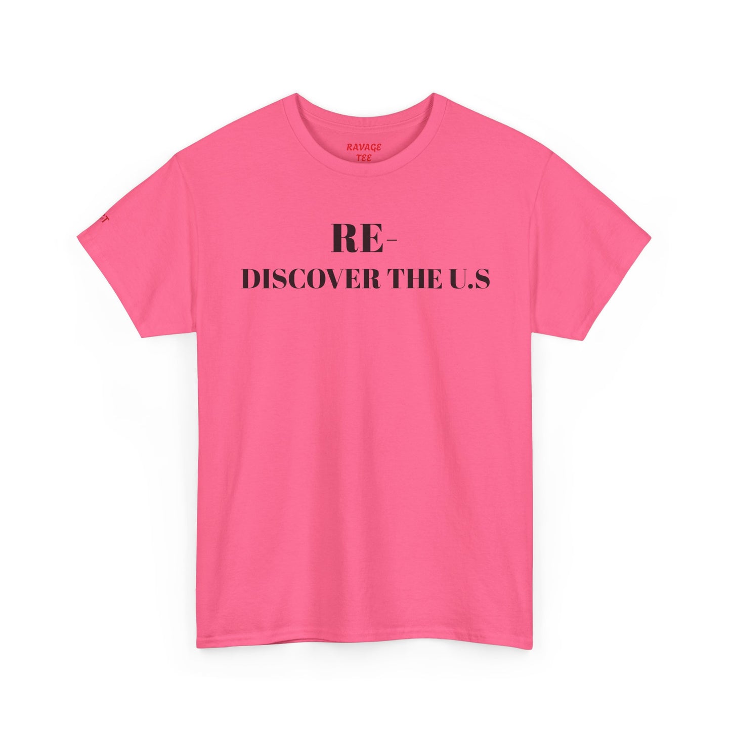 RE-DISCOVERVER the U.S. Unisex Heavy Cotton Tee