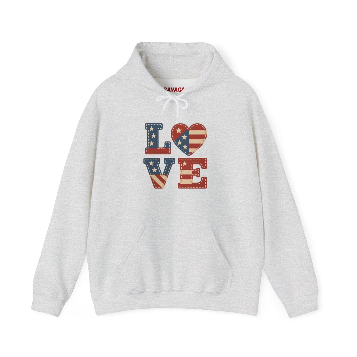 Unisex Hooded Sweatshirt with 'LOVE' Design - Cozy Gift for Friends, Valentine's Day, Casual Wear, Relaxation, Everyday Use