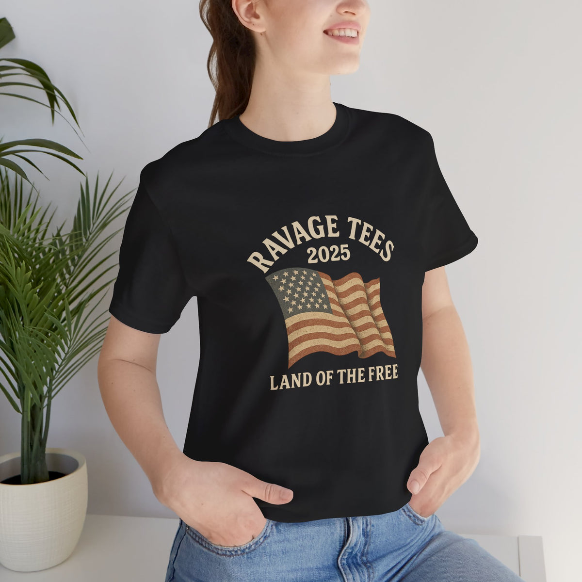 RaVage Vintage Tee: "Land of the Free"