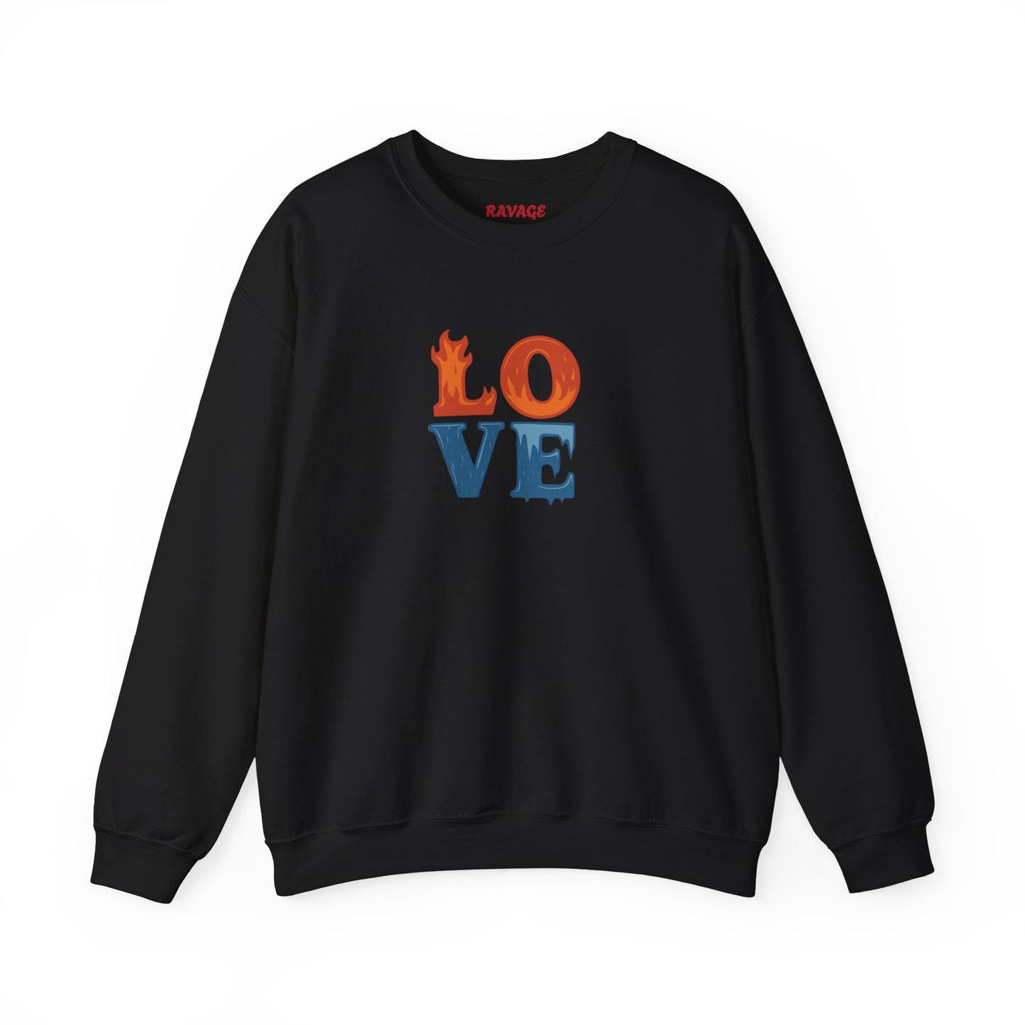 Patriotic Love Sweatshirt | Unisex Crewneck, Cozy Top for Celebrations, Gifts, Independence Day, Casual Style, Everyday Comfort