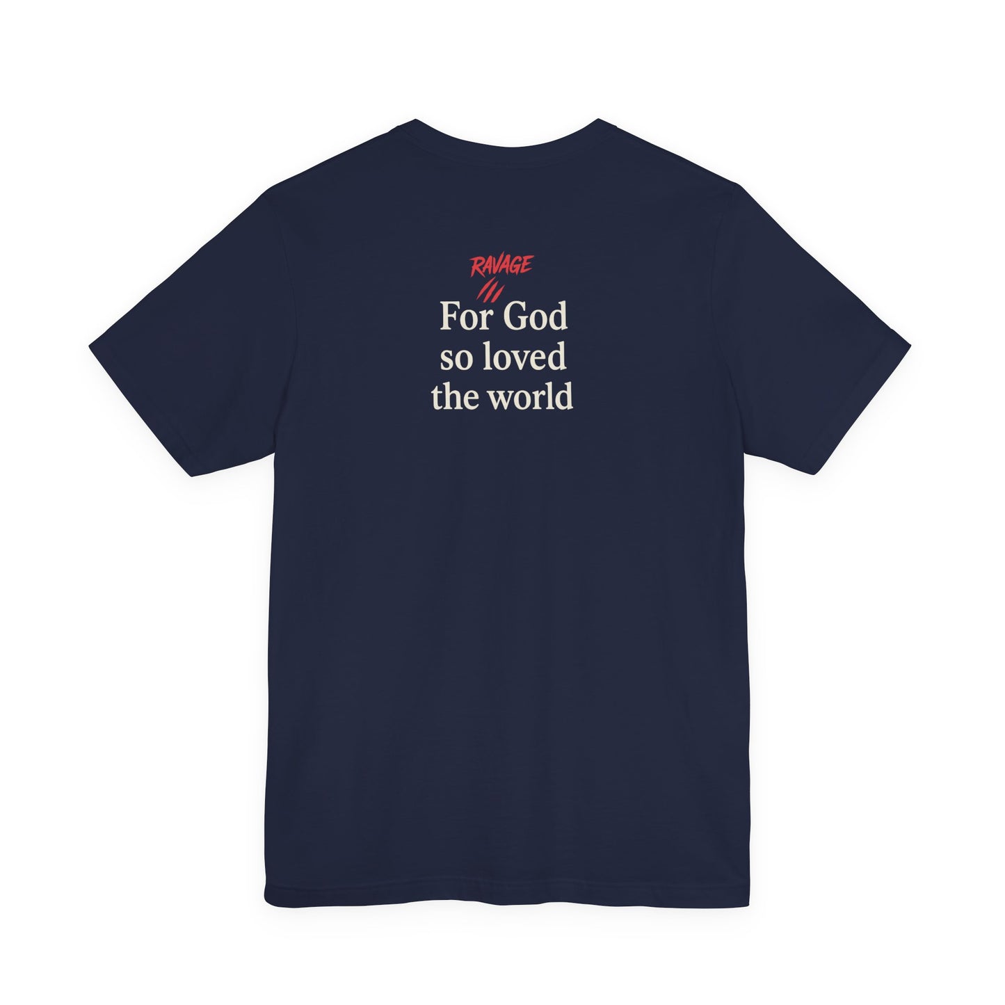 **JOHN 3:16 Faith-Inspired Unisex Tee – Christian Scripture T-Shirt, Religious Apparel, Inspirational Gift, Bible Verse Faith Shirt**