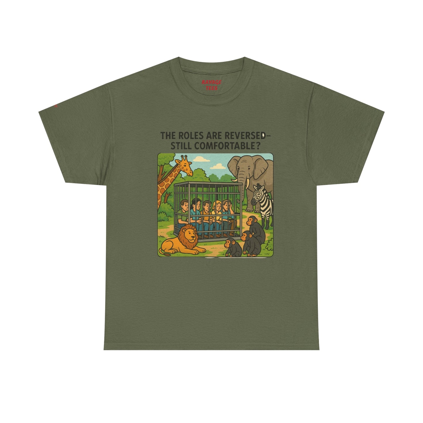 The Roles are Reversed- Are You Comfortable -Humorous Unisex Heavy Cotton Tee