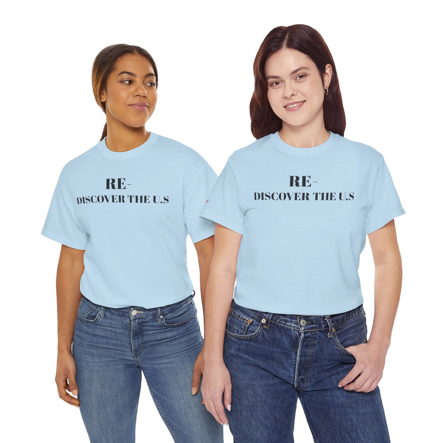 RE-DISCOVERVER the U.S. Unisex Heavy Cotton Tee