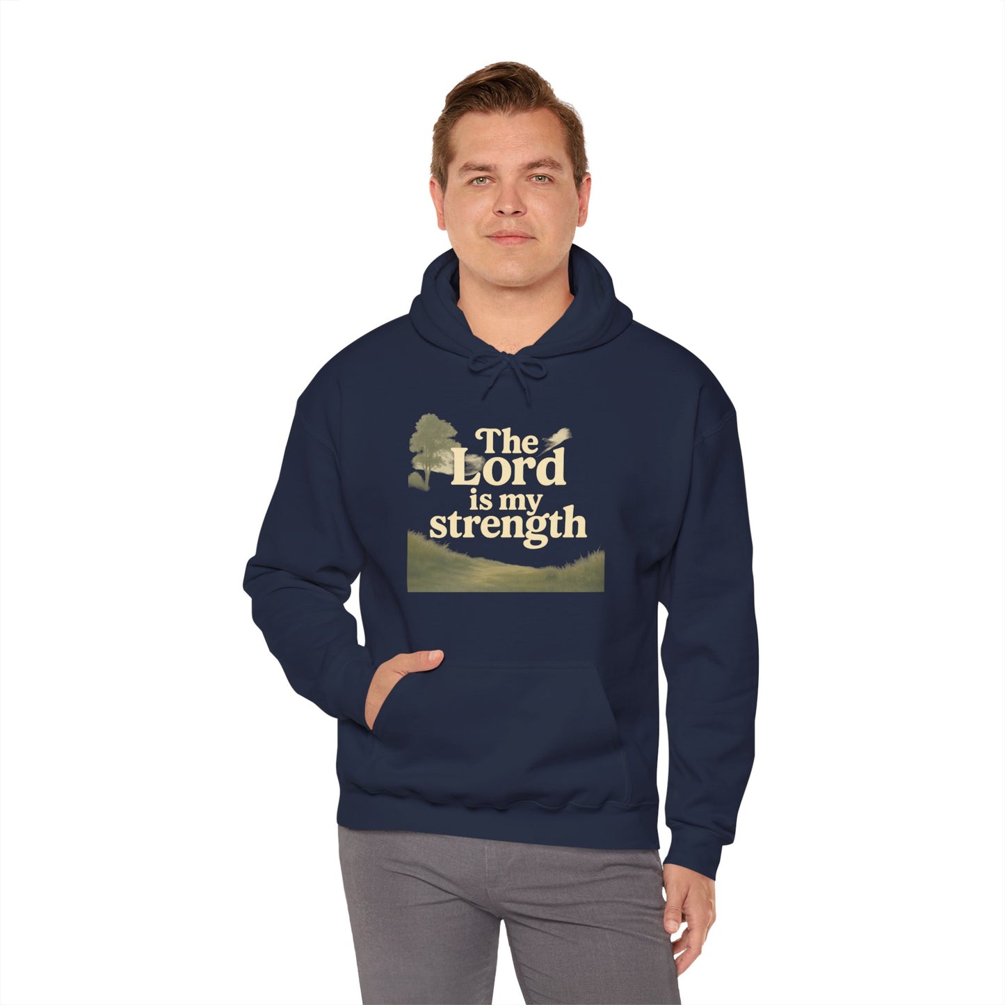 Faith-Inspired Hooded Sweatshirt, Cozy Christian Apparel, Gift for Believers, Inspirational Hoodie, Church Outing Wear