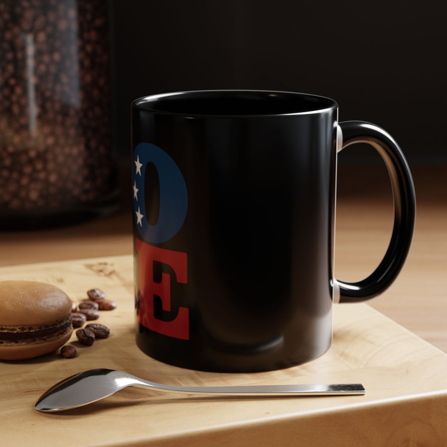 Patriotic Love Coffee Mug | 11 & 15oz Ceramic Cup | Perfect for Independence Day, Valentine's Day, and Everyday Use