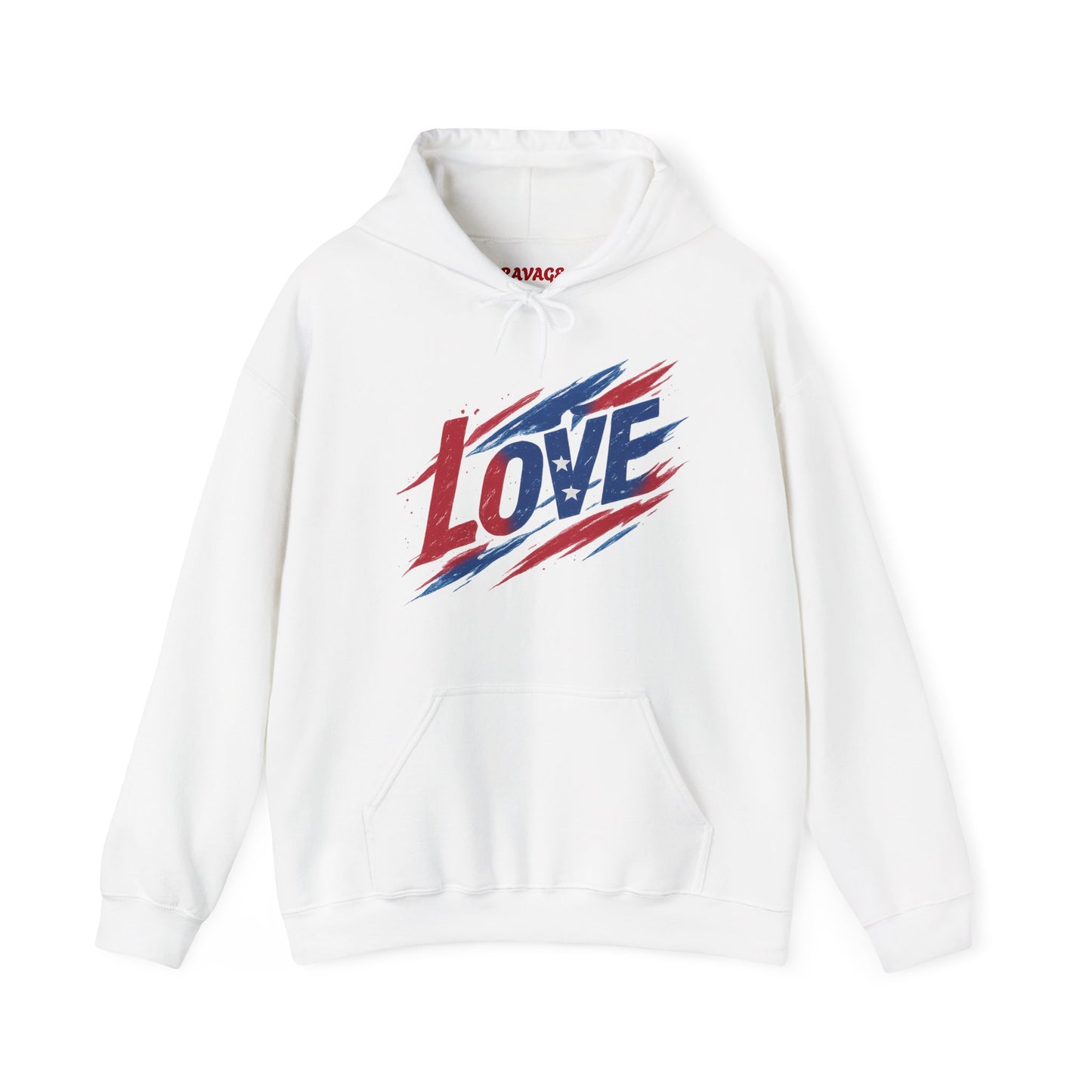 Unisex Hooded Sweatshirt with 'LOVE' Design - Cozy Gift for Friends, Valentine's Day, Casual Wear, Relaxation, Everyday Use