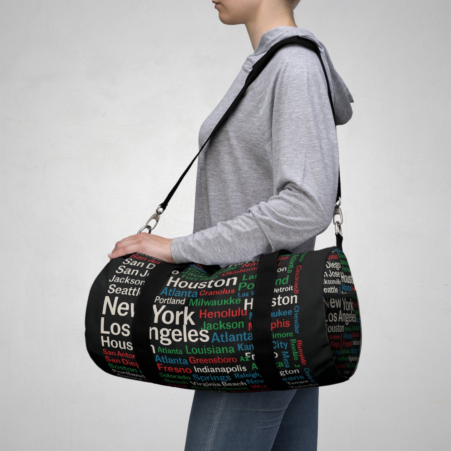 Re-Discover the U.S. Duffel Bag - Travel Companion, Gym Tote, Weekend Getaway,