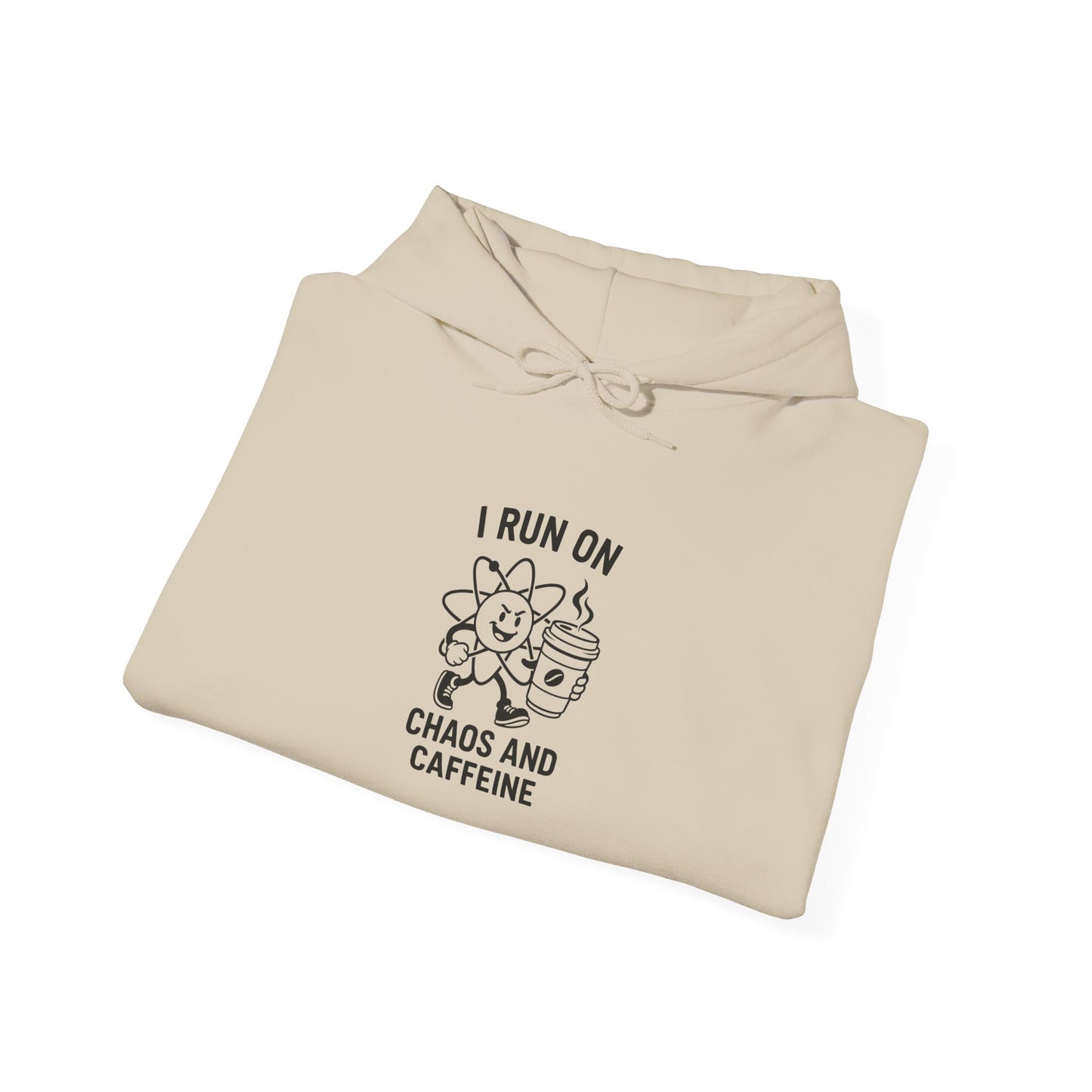 Caffeine Chaos Hoodie - Cozy Unisex Sweatshirt, Ideal for Coffee Lovers, Gift for Friends, Birthday, Relaxation, Casual Wear