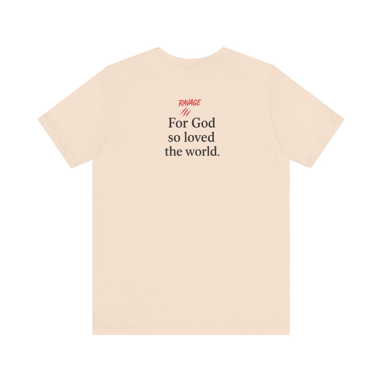 **JOHN 3:16 Faith-Inspired Unisex Tee – Christian Scripture T-Shirt, Religious Apparel, Inspirational Gift, Bible Verse Faith Shirt**
