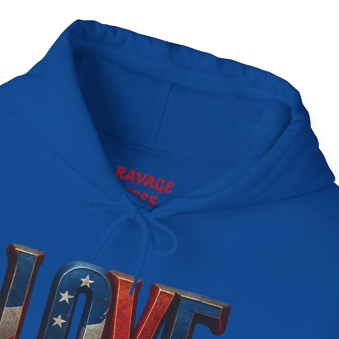 Unisex Hooded Sweatshirt with 'LOVE' Design - Cozy Gift for Friends, Valentine's Day, Casual Wear, Relaxation, Everyday Use