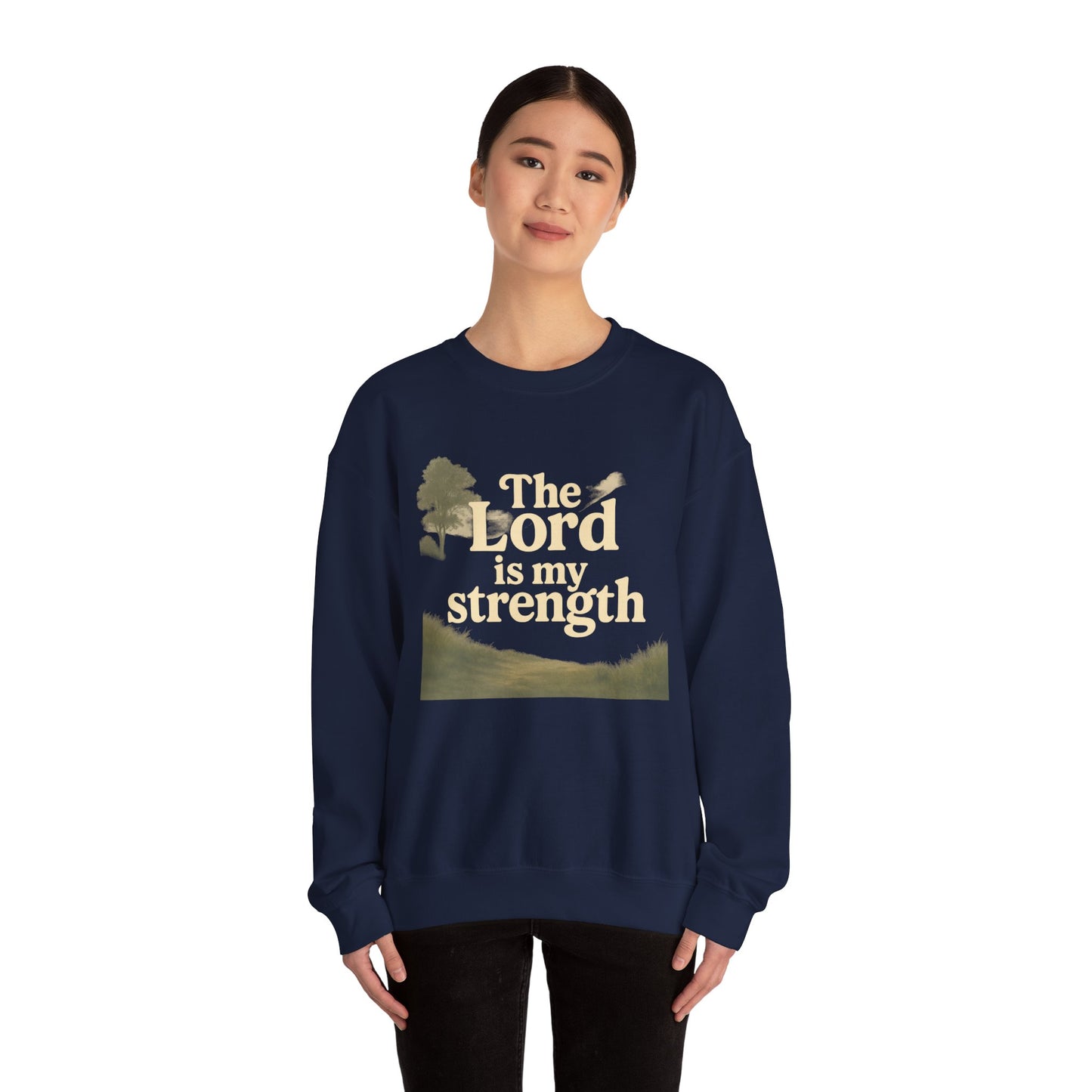 Faith-Inspired Crewneck Sweatshirt, Christian Apparel, Inspirational Gift, Religious Fashion, Daily Comfort, Cozy Sweatshirt