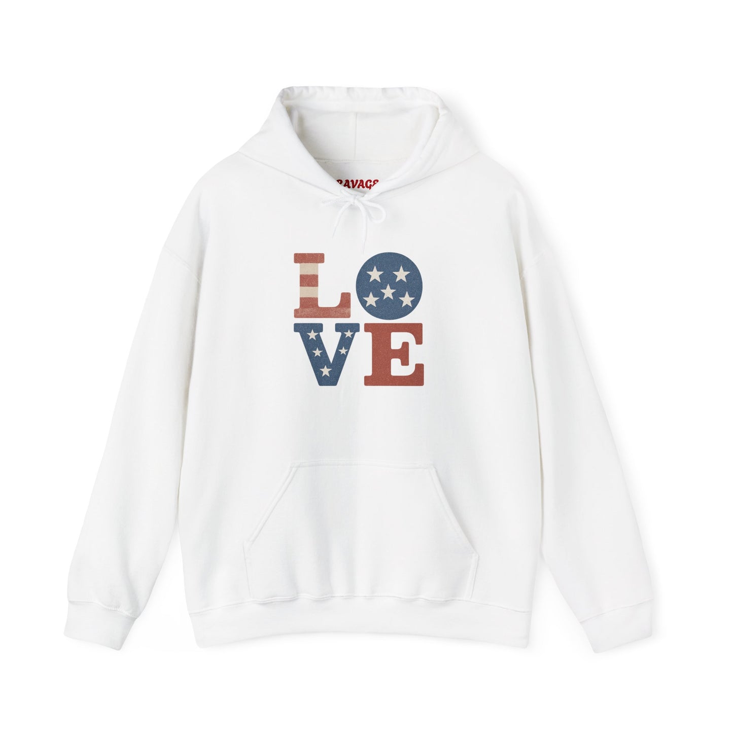 Unisex Hooded Sweatshirt with 'LOVE' Design - Cozy Gift for Friends, Valentine's Day, Casual Wear, Relaxation, Everyday Use