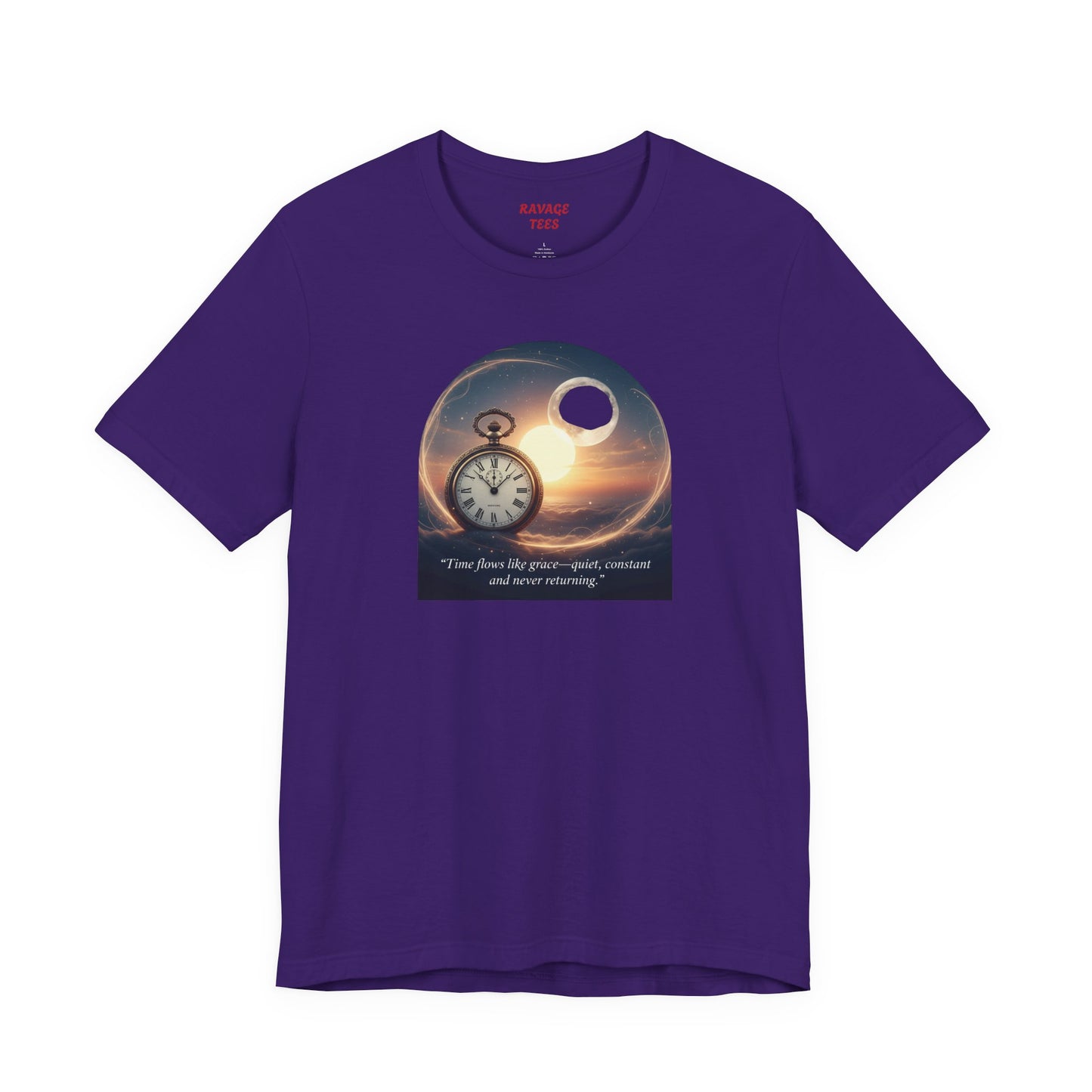 Cosmic Time Tee, Unisex T-Shirt, Inspirational Quote Shirt, Gift for Dreamers, Galaxy Graphic Tee